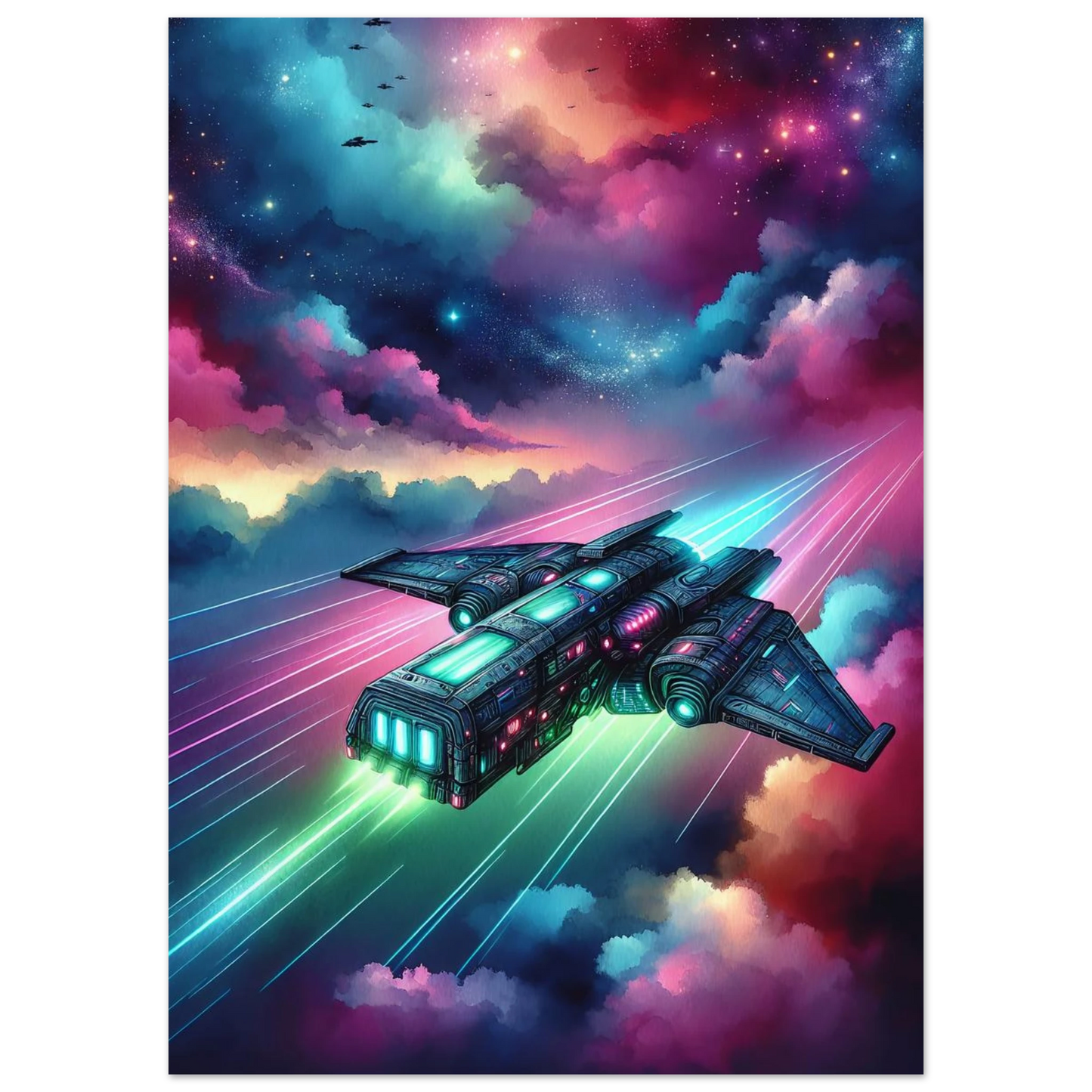 Cosmos Cybernétiques | Poster - Vakiart