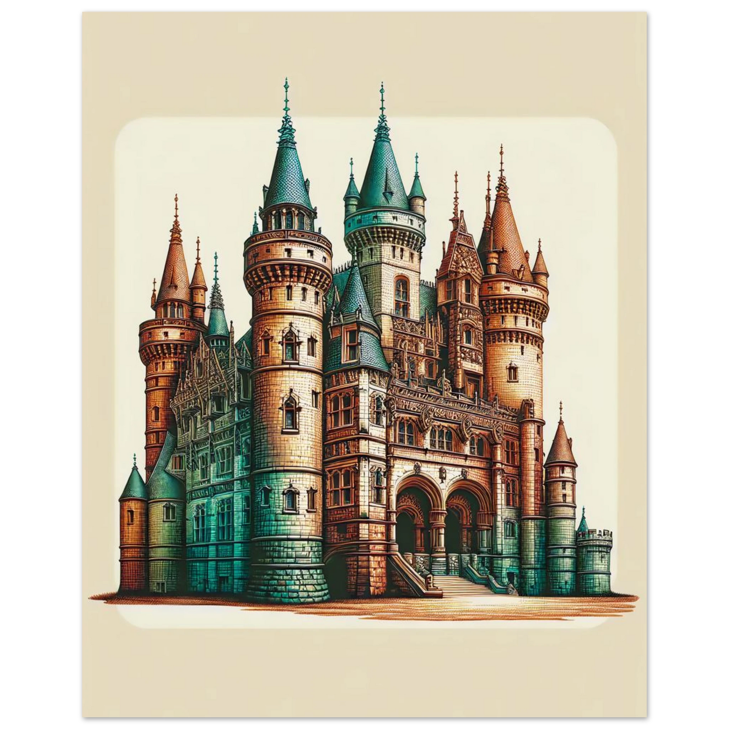 Poster Château Enchanté