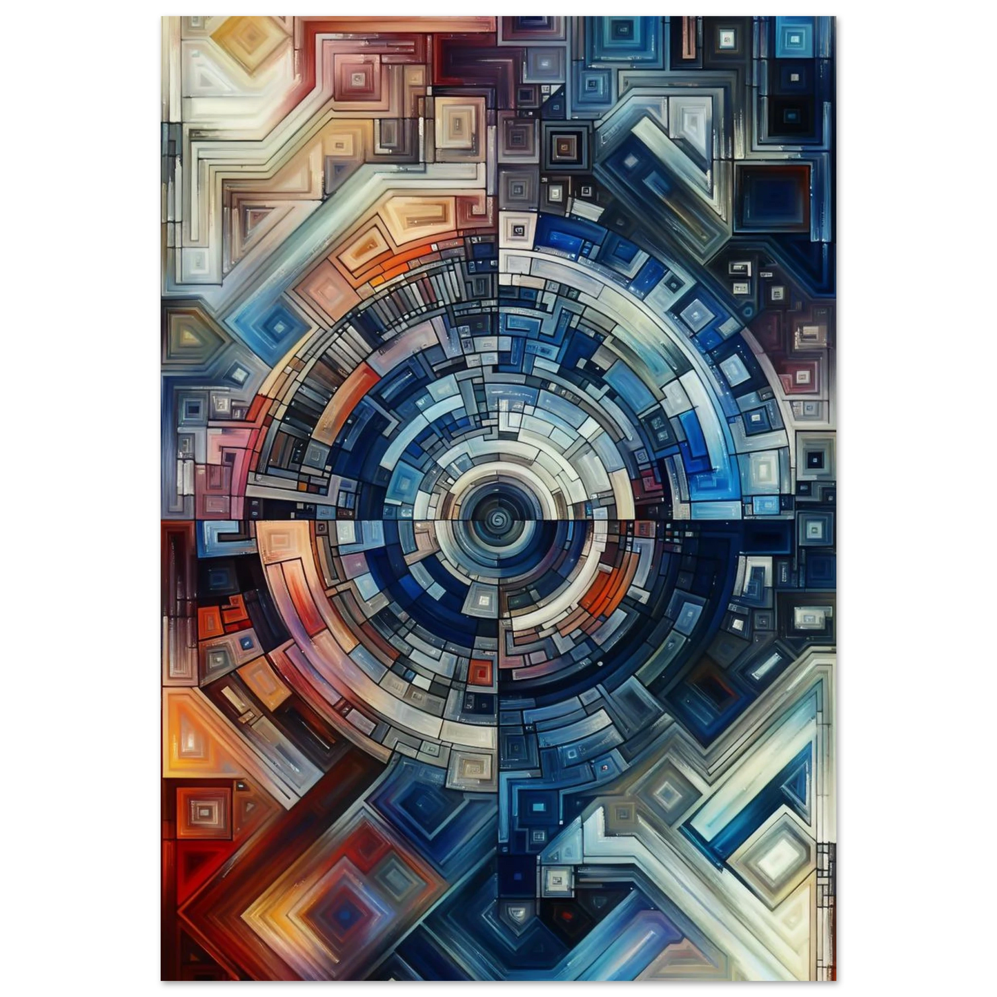 Affiche Vakiart : Cosmogeométrie maquette