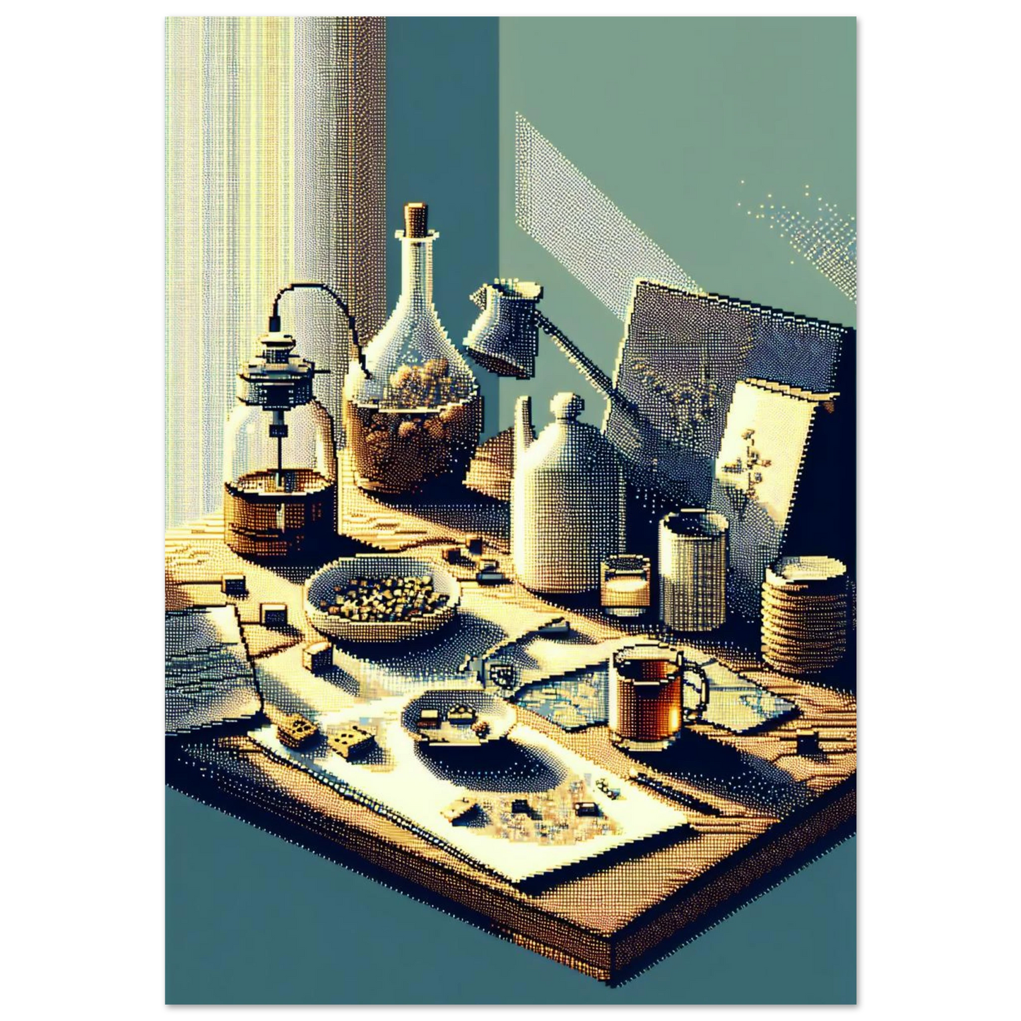 Poster Vakiart : Mosaïque Quotidienne maquette