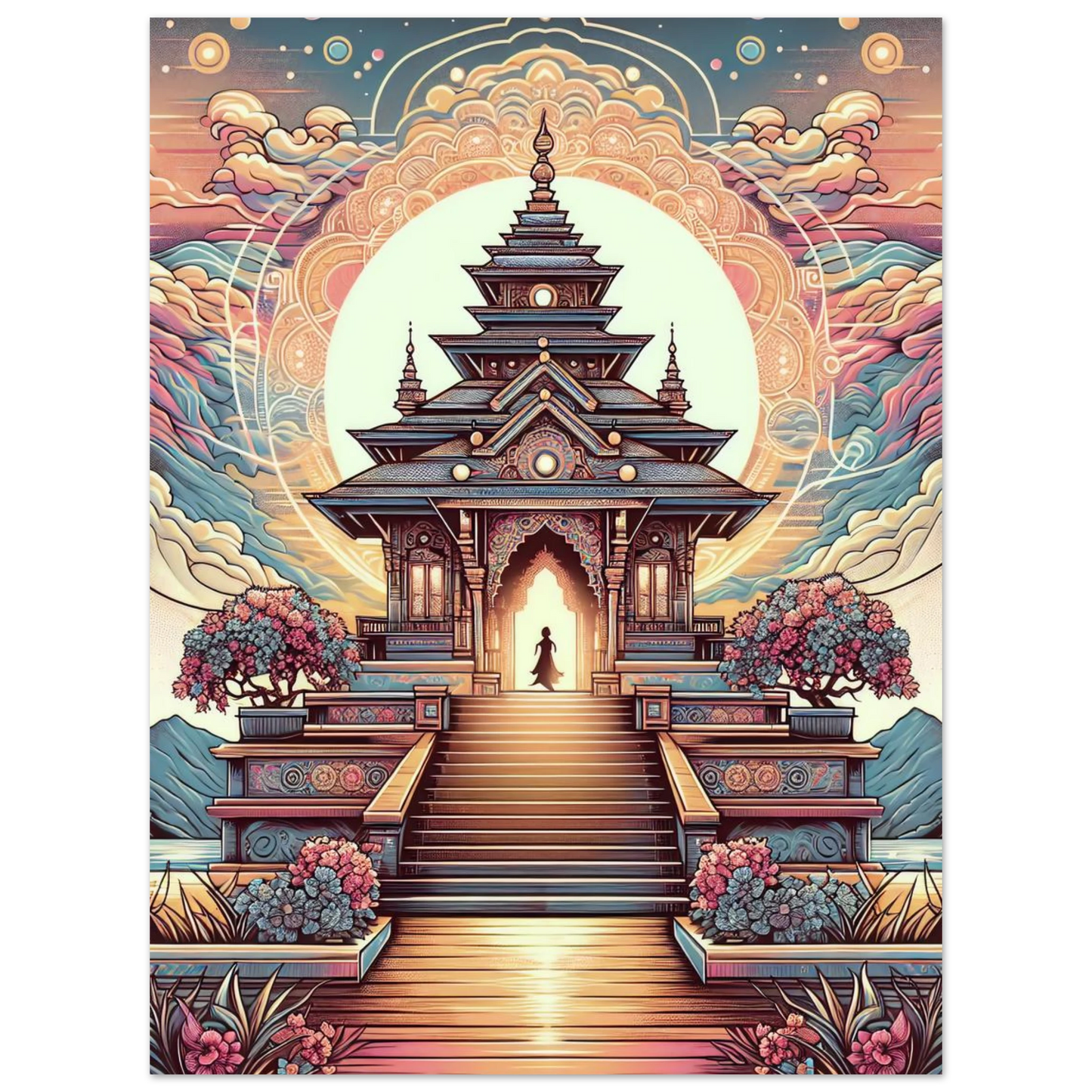 Affiche Temple Enchanté