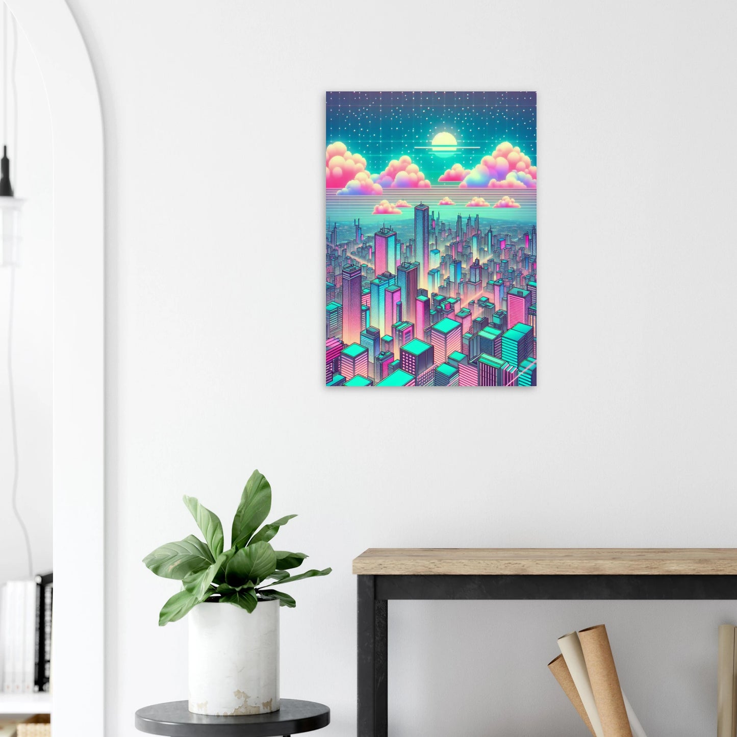 Affiche Vakiart : Néon Étoilé maquette