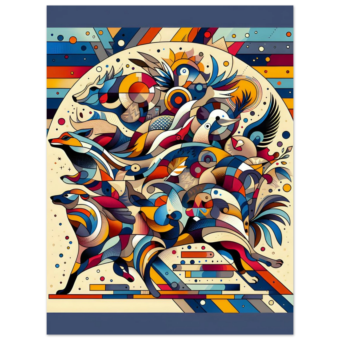 Poster Vakiart : Vibrance Sauvage maquette