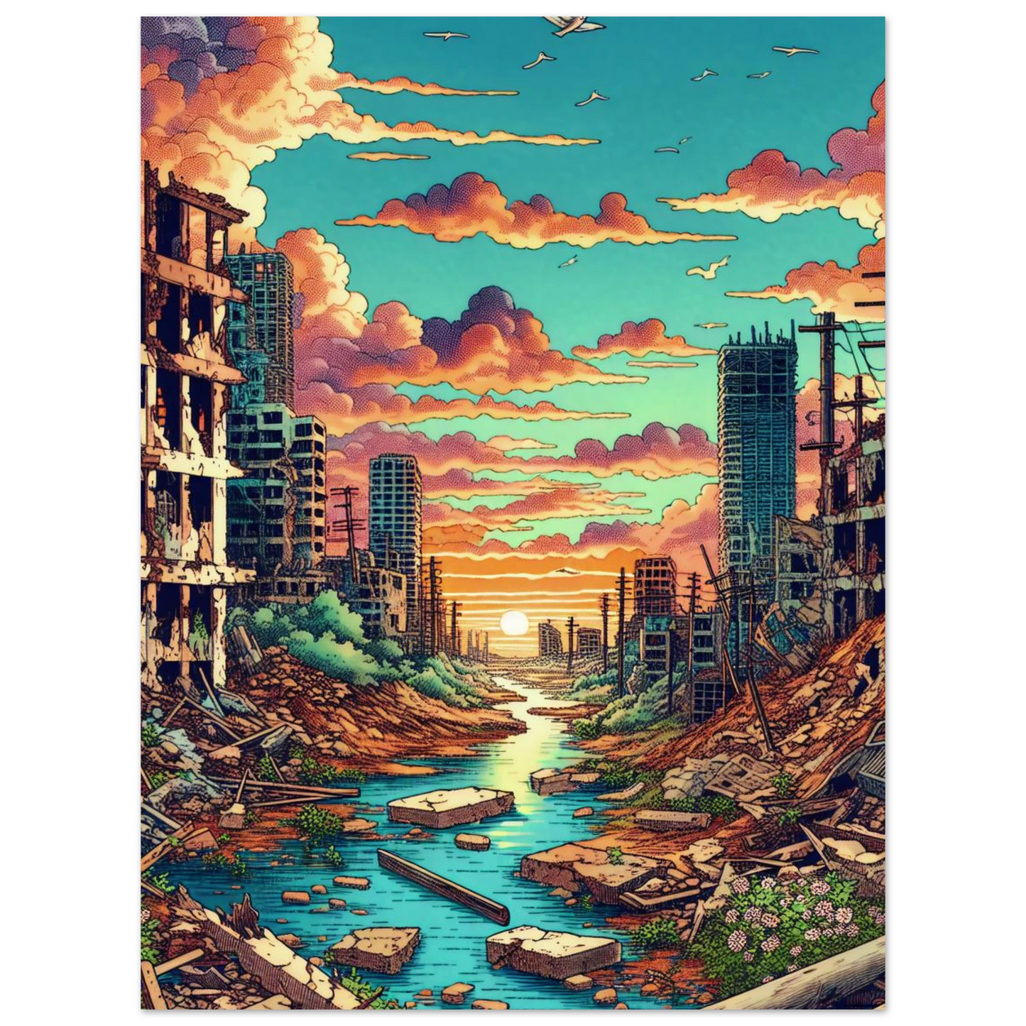 Affiche Vakiart : Après l'Apocalypse maquette