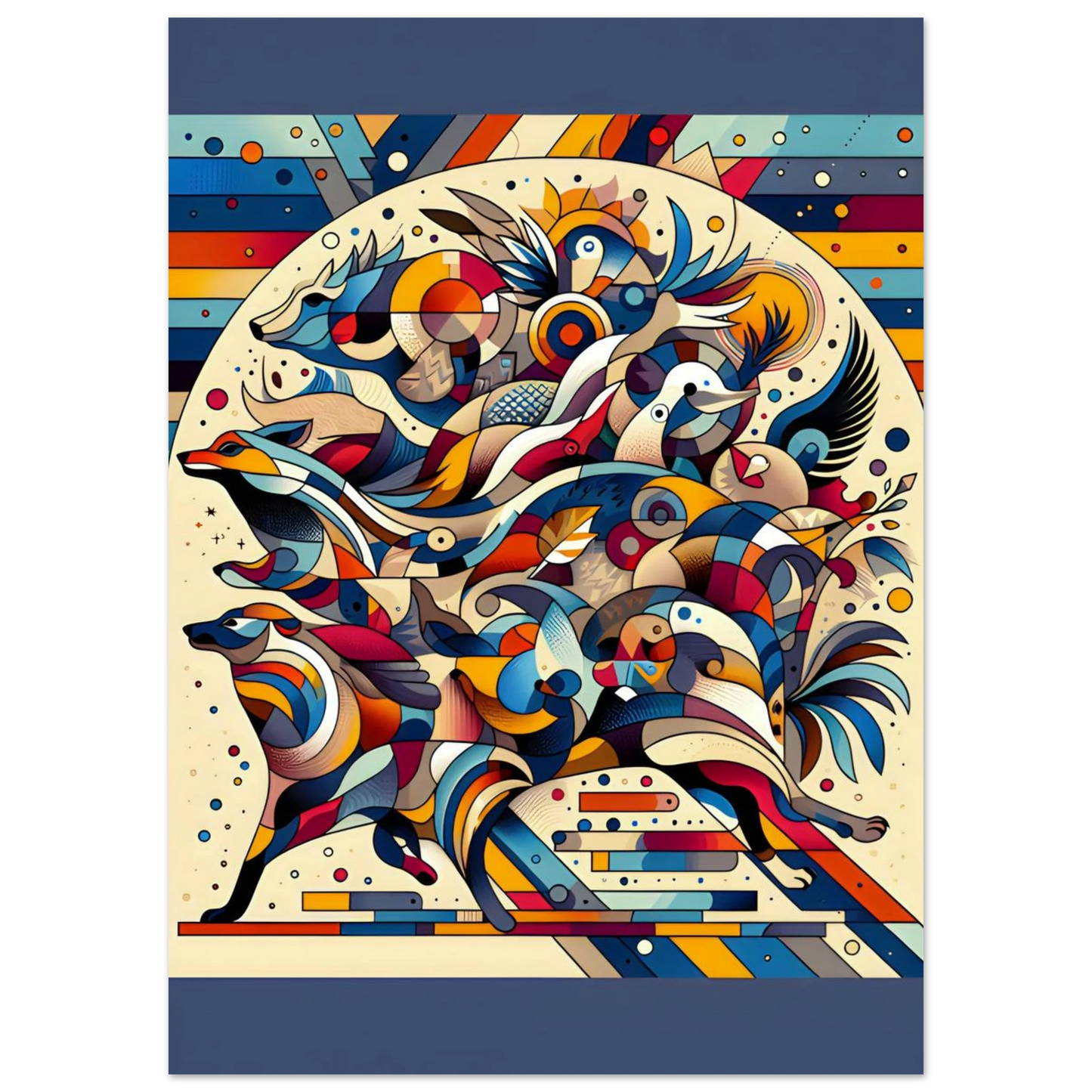 Poster Vakiart : Vibrance Sauvage maquette