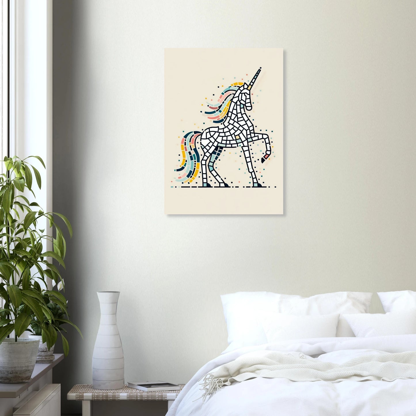 Poster Vakiart : Licorne Éclatante maquette