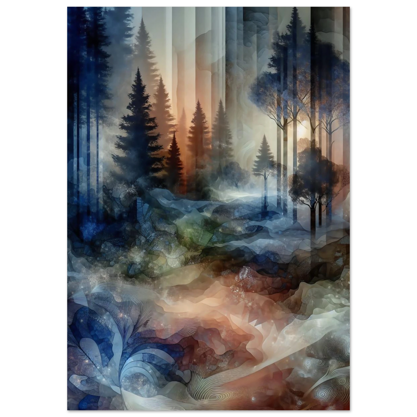 Poster Vakiart : Brume Enchantée maquette