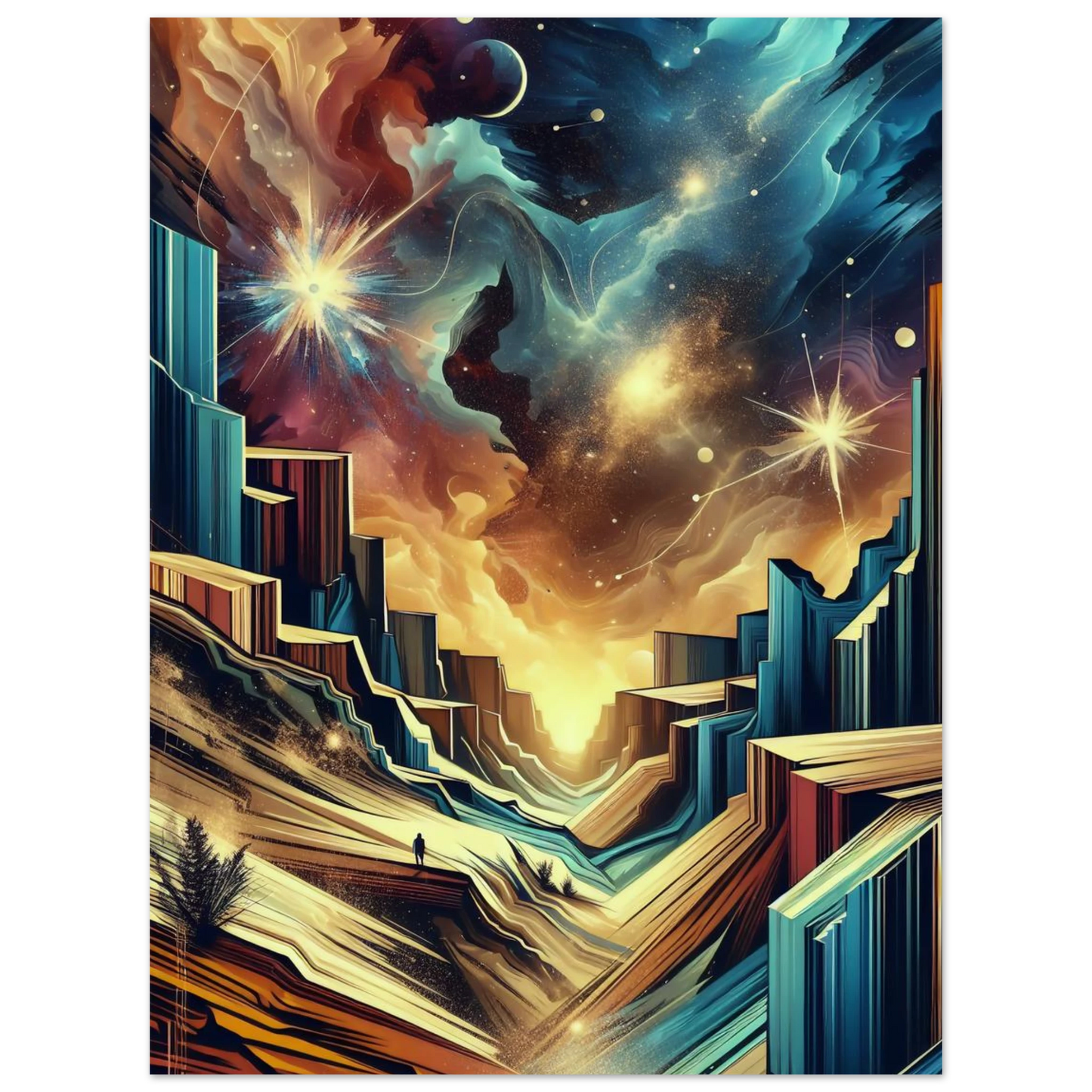 Affiche Canyon Cosmique maquette