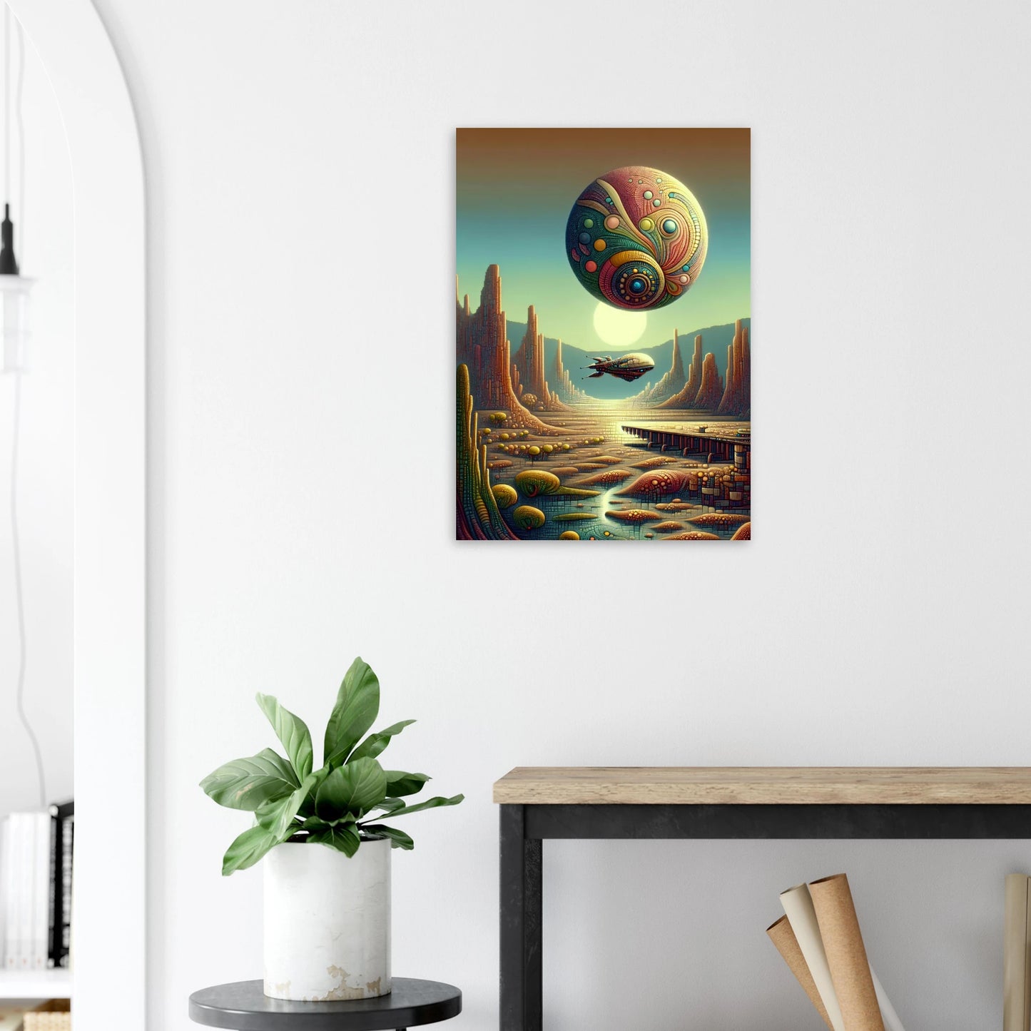 Affiche Vakiart : Rêve Galactique maquette