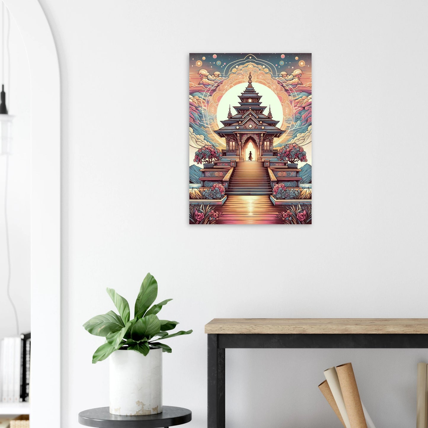 Poster Temple Enchanté