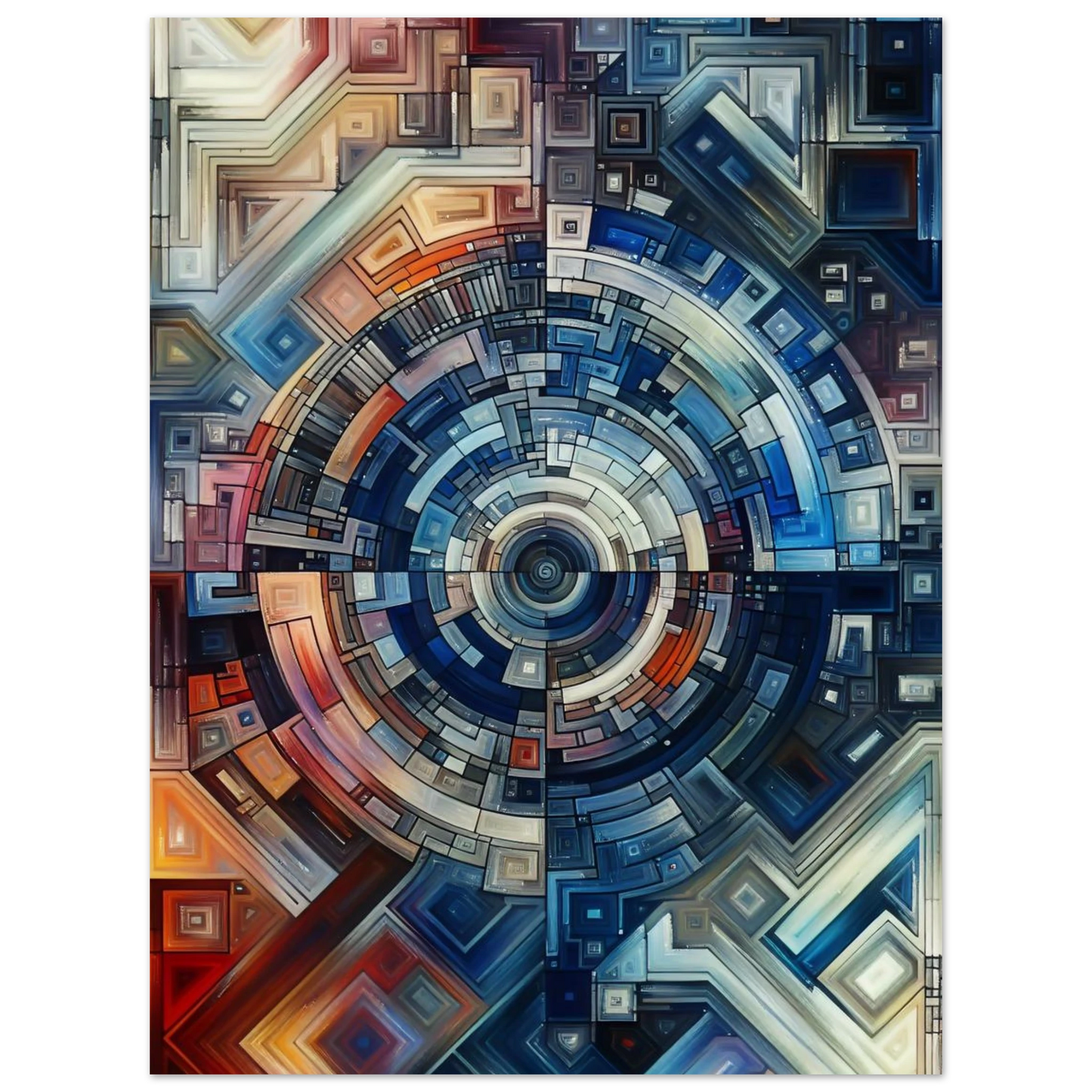 Affiche Vakiart : Cosmogeométrie maquette