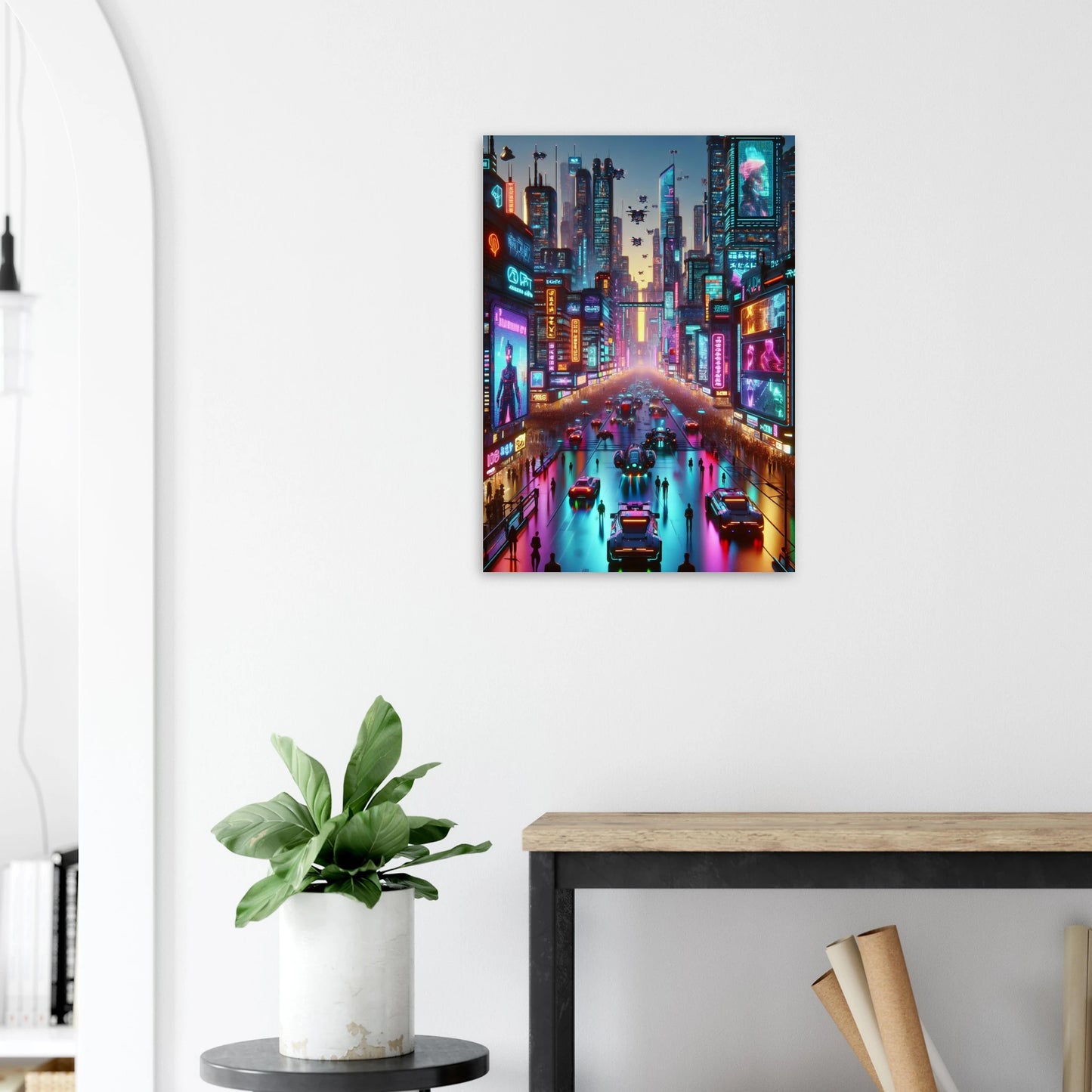 Affiche Vakiart : Néon Urbain maquette