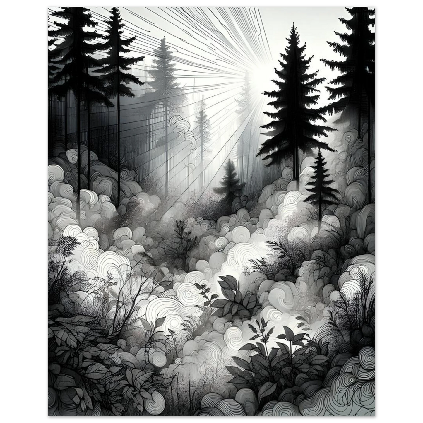 Poster brume désenchantée