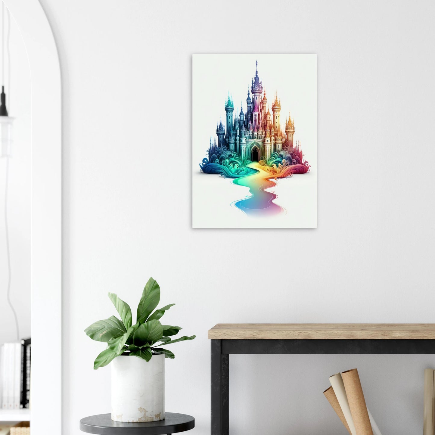 Poster Vakiart : Château Évanescent maquette