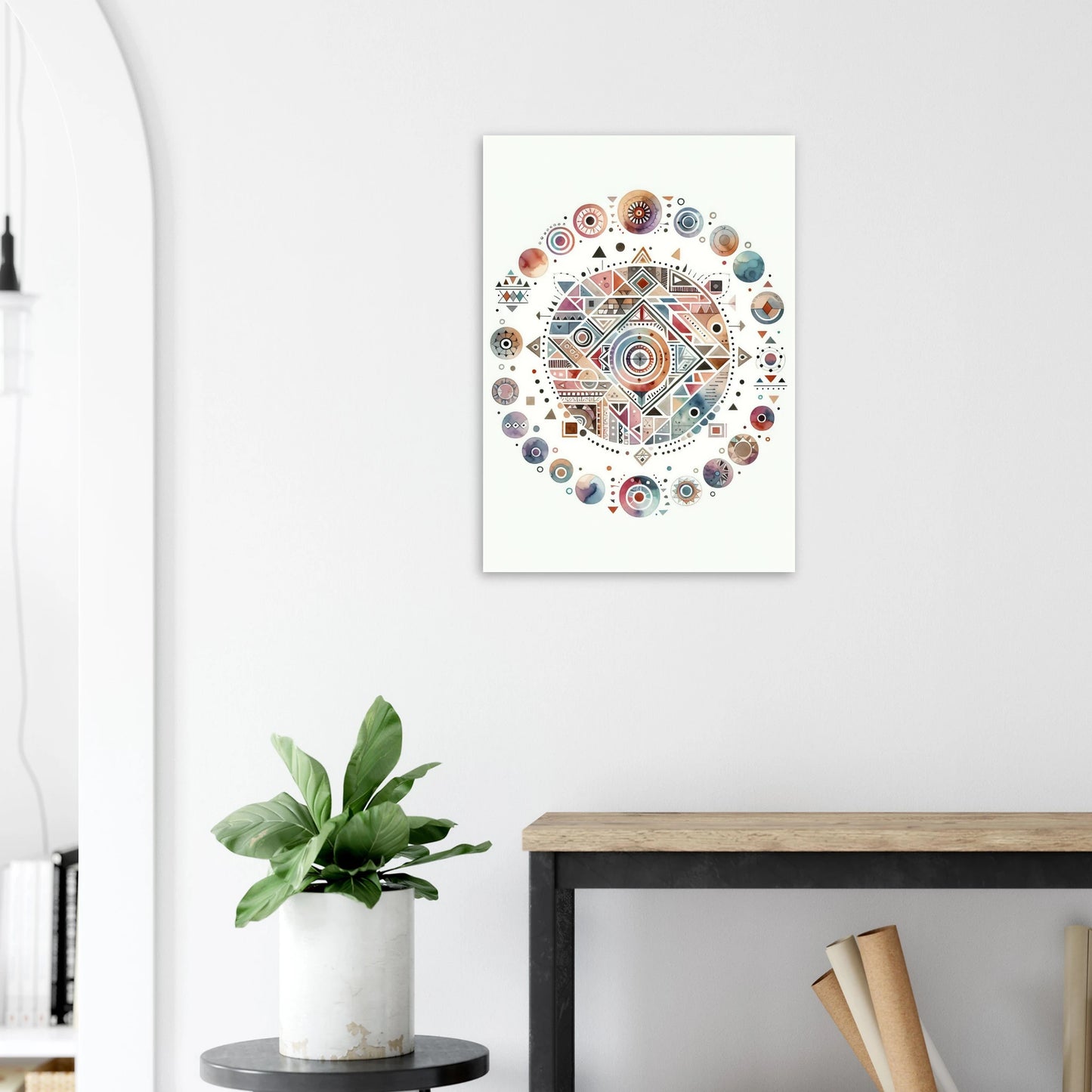 Affiche Vakiart : Éclats Pastel maquette