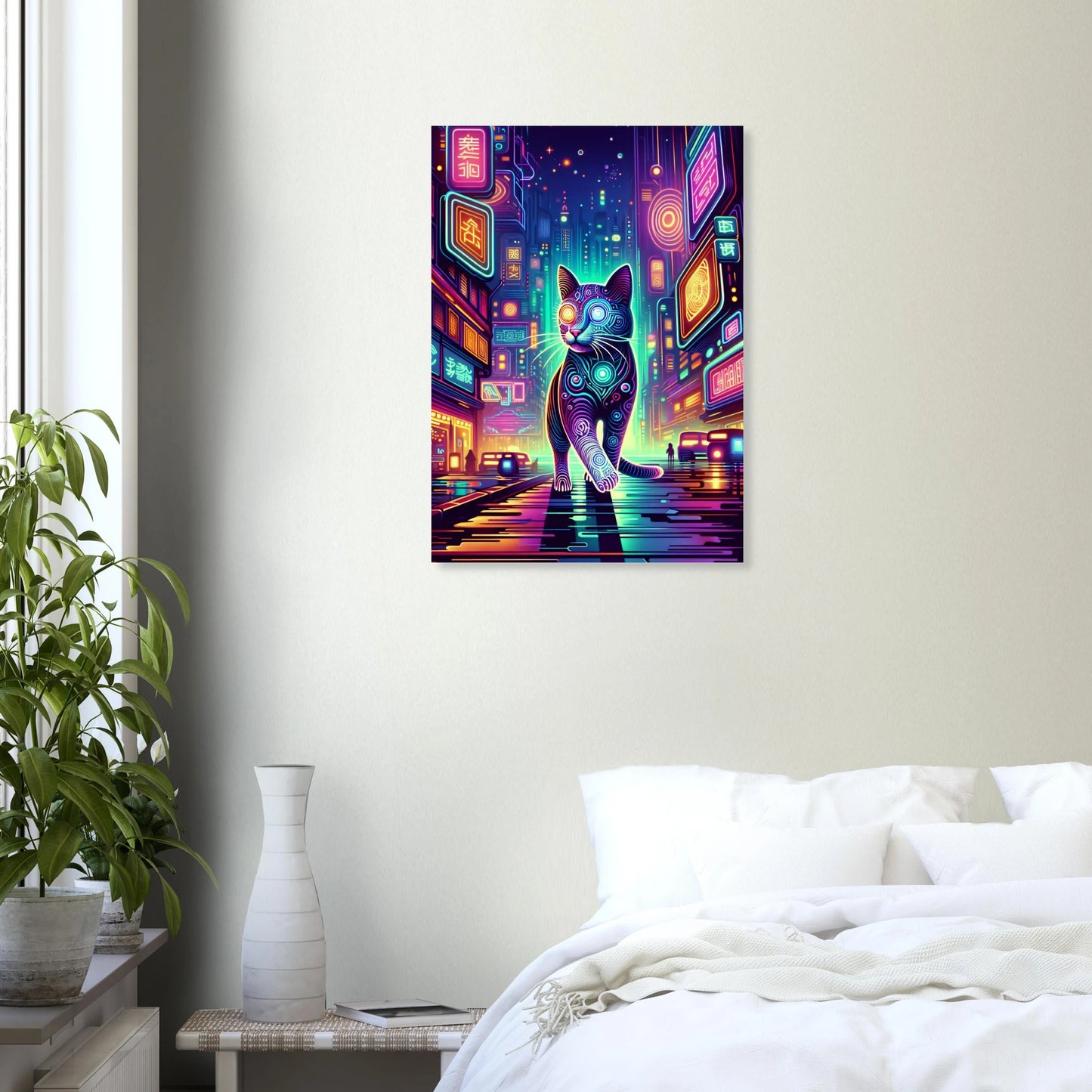 Affiche Vakiart : Félinaire Électrique maquette