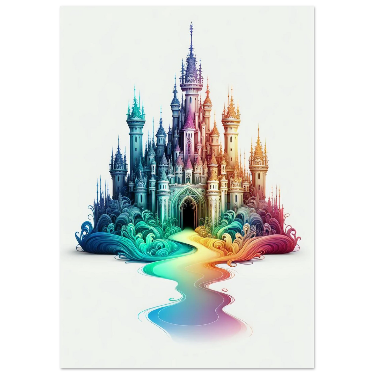 Poster Vakiart : Château Évanescent maquette