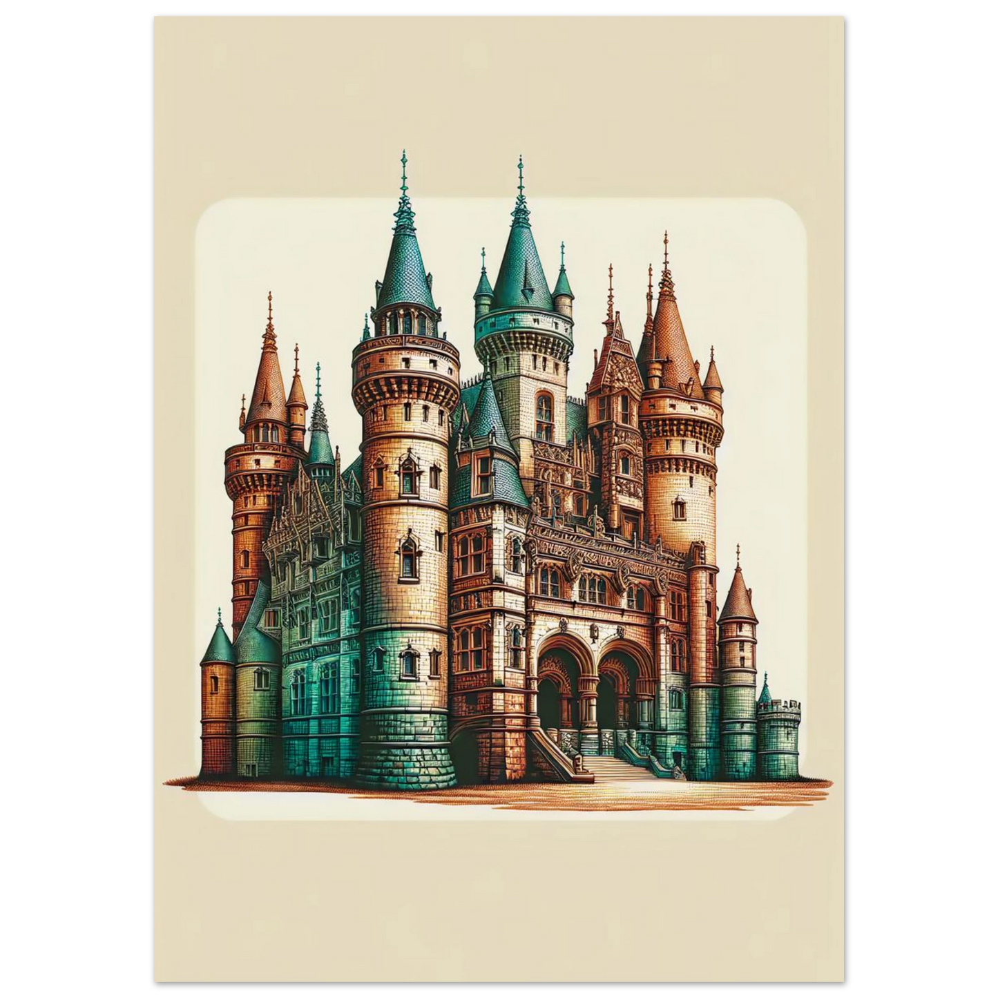 Affiche Château Enchanté maquette