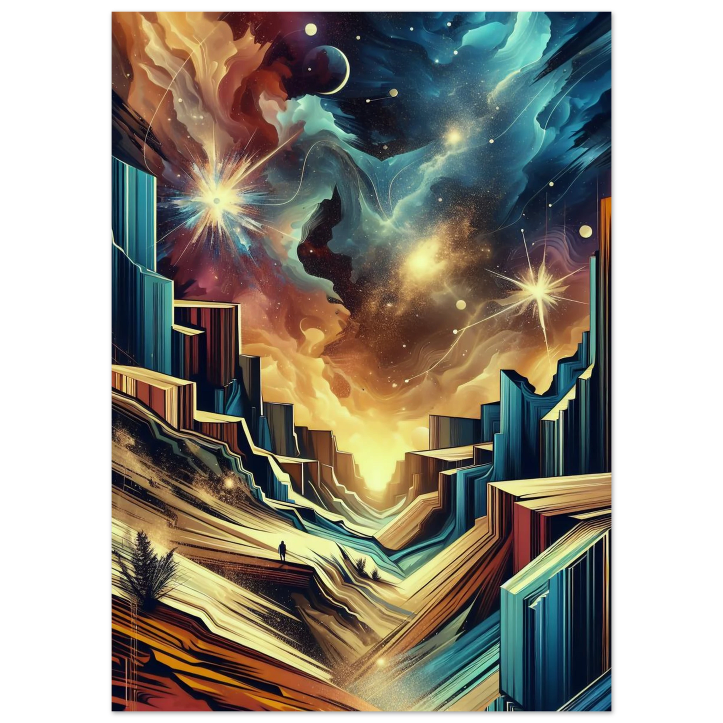 Poster Canyon Cosmique