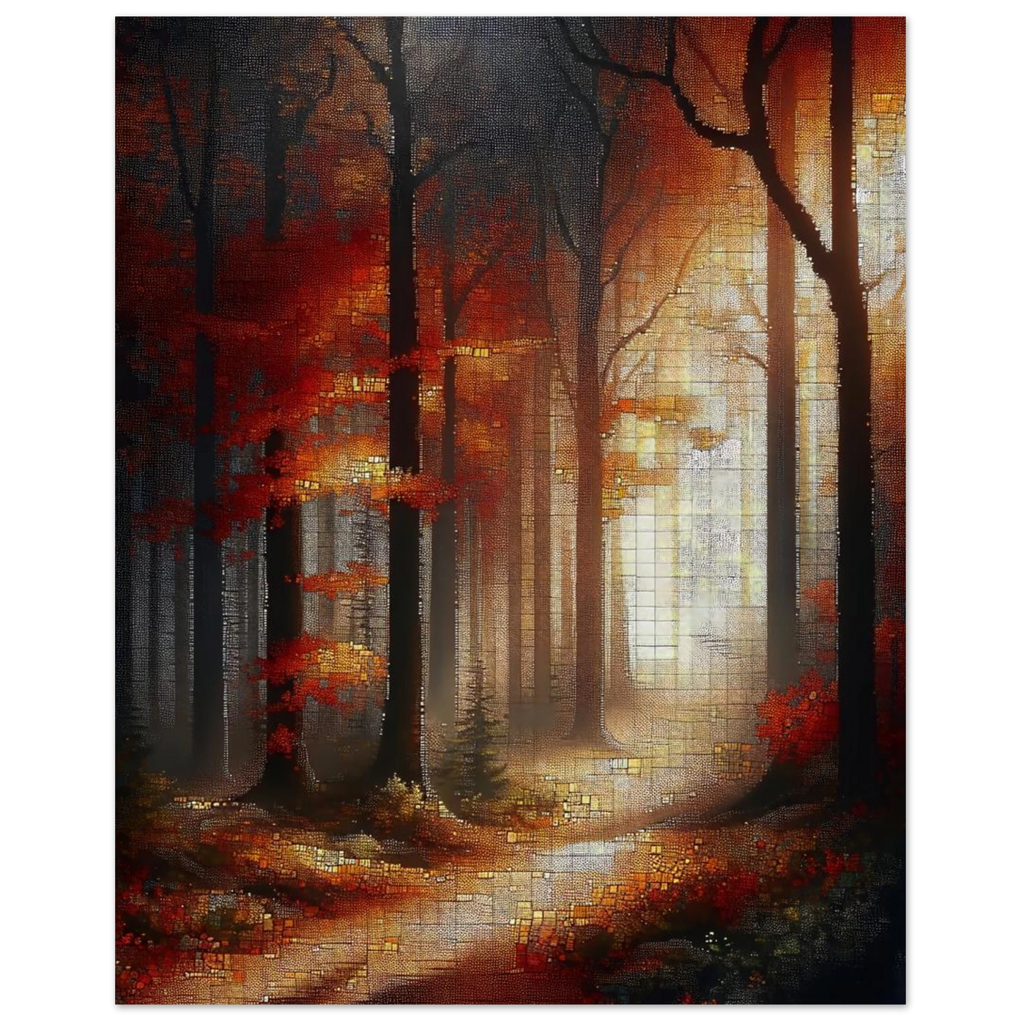 Affiche Vakiart : Automne Éthérée maquette