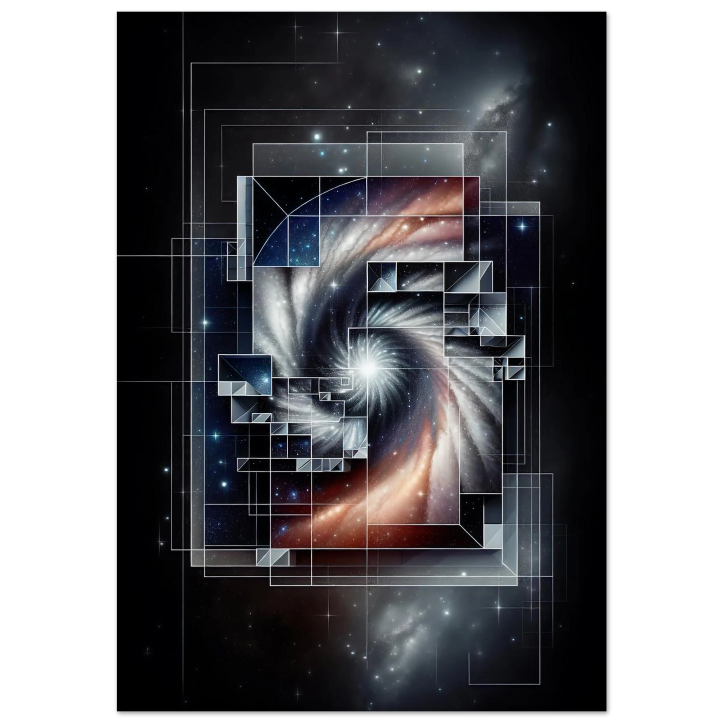 Poster Galaxie Éternelle maquette