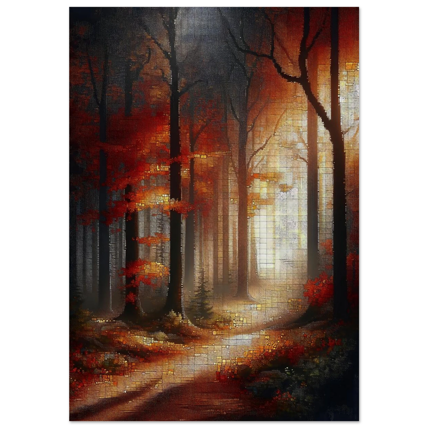 Affiche Vakiart : Automne Éthérée maquette