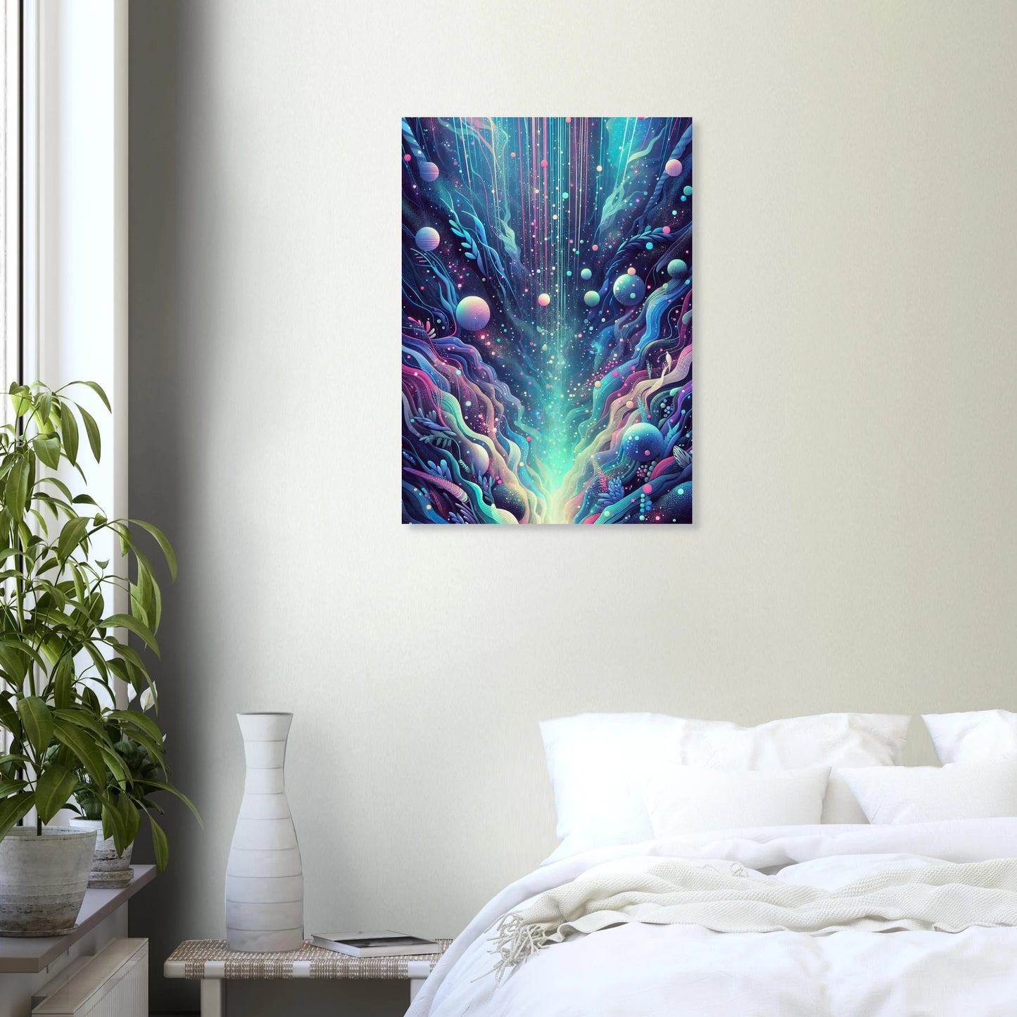 Poster Vakiart : Cosmos Fluo maquette