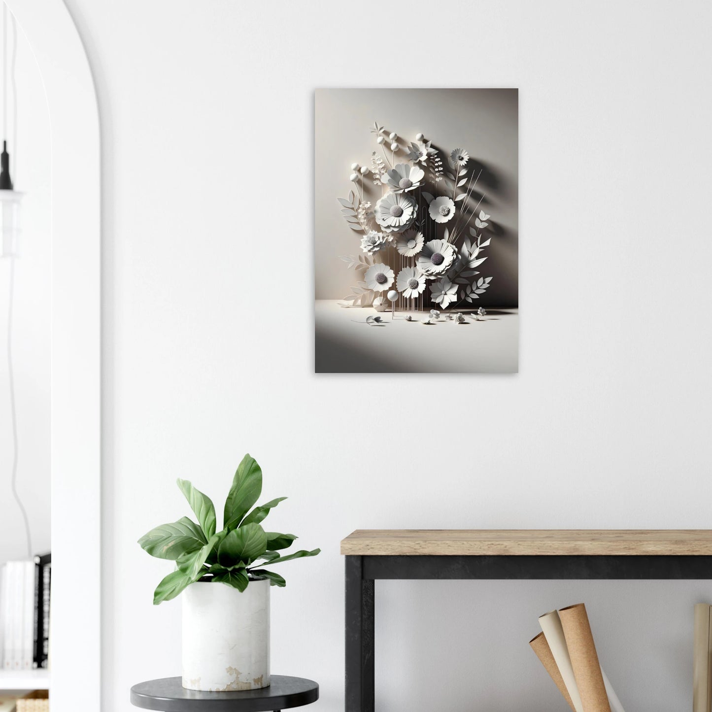 Affiche Vakiart : Fleurs en Douceur maquette
