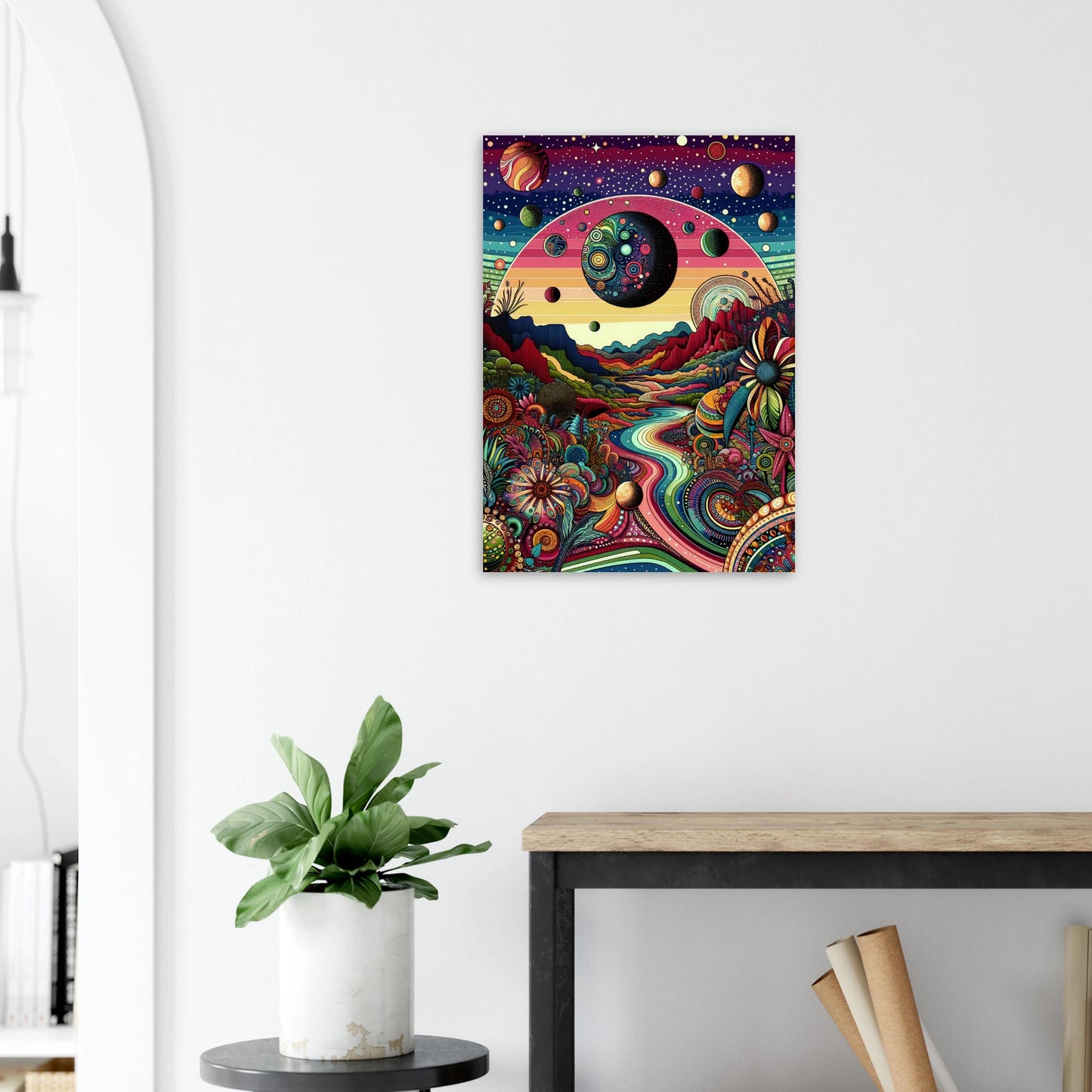 Affiche Vakiart : Éclats d'Ailleurs maquette