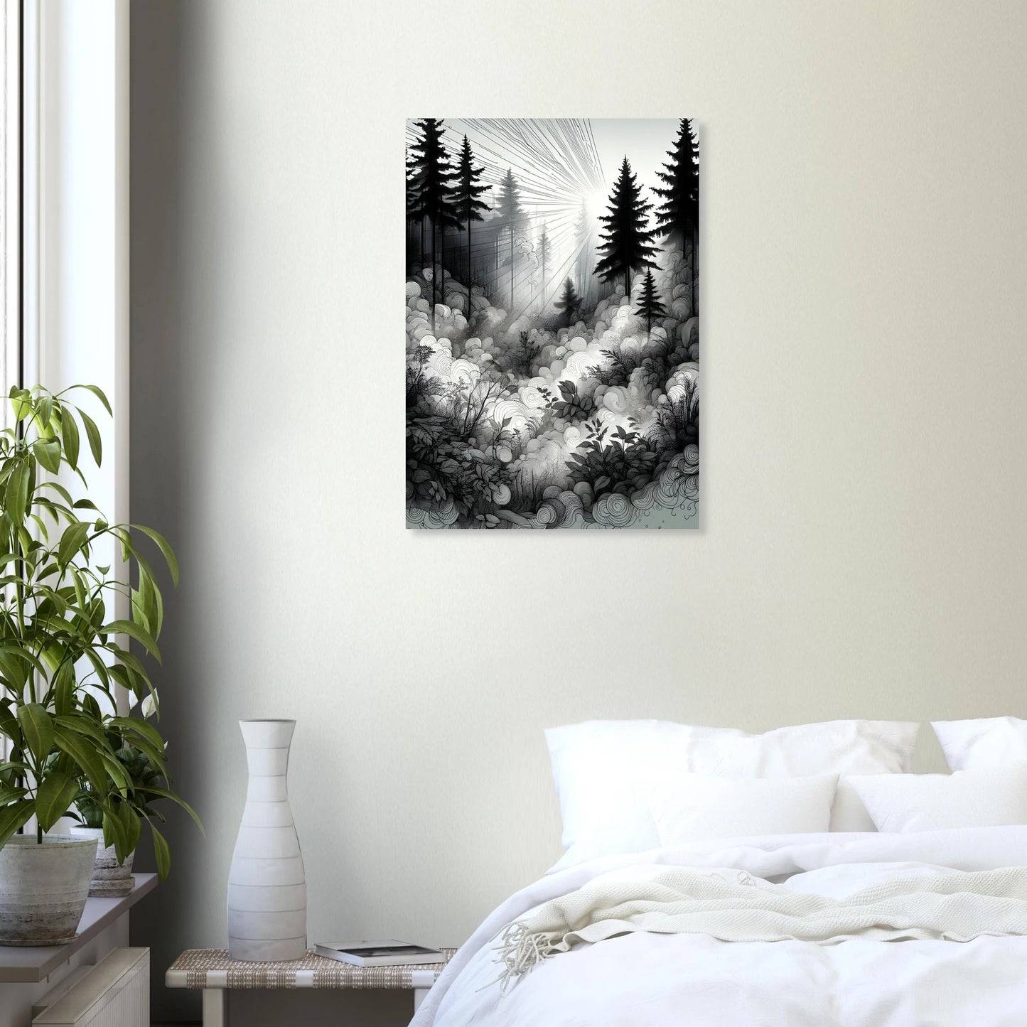 Affiche brume désenchantée maquette