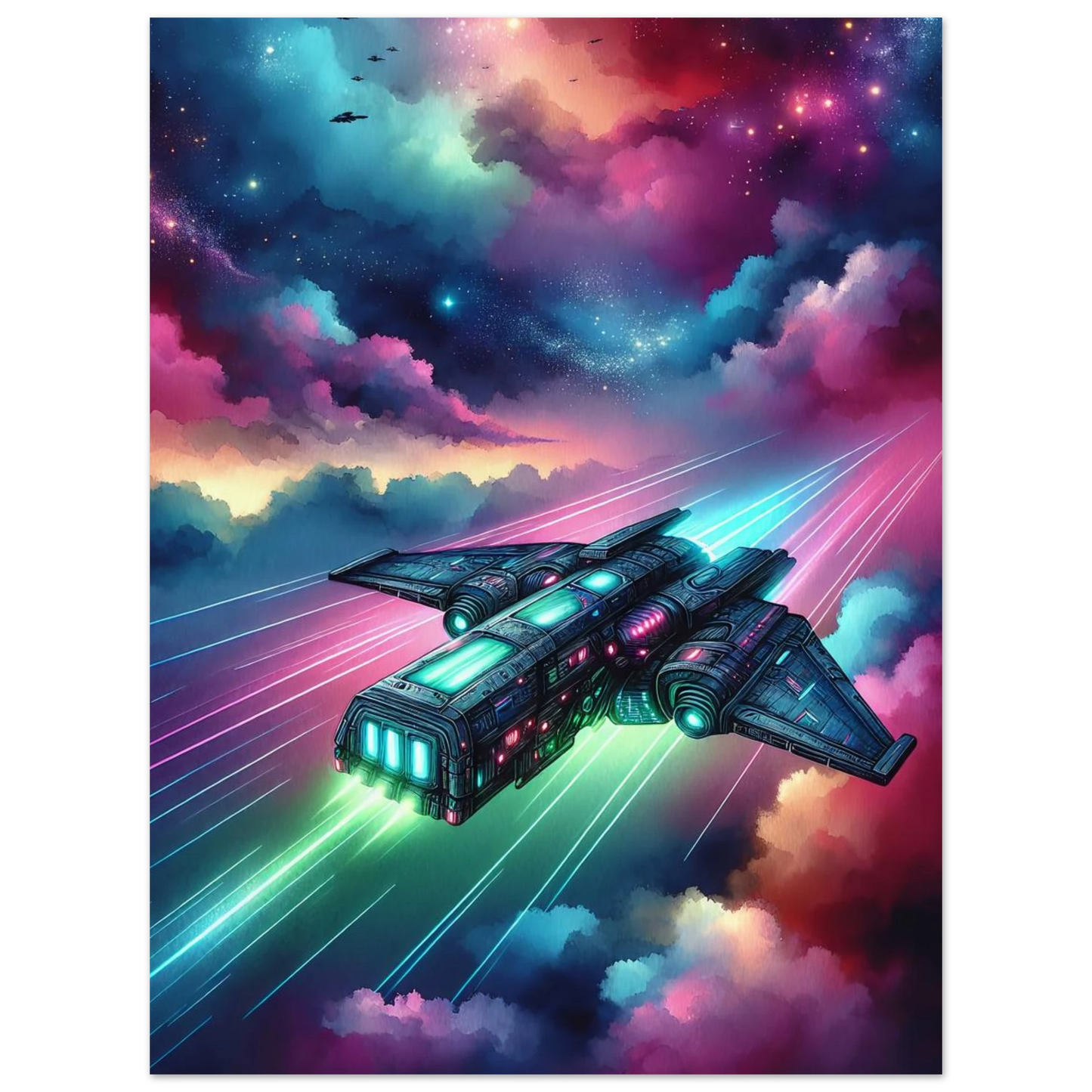 Cosmos Cybernétiques | Poster - Vakiart