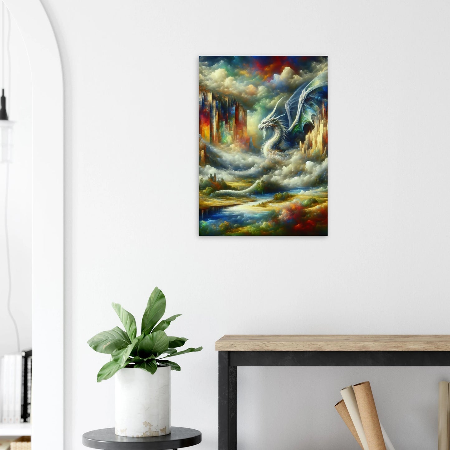 Affiche Dragon Blanc maquette