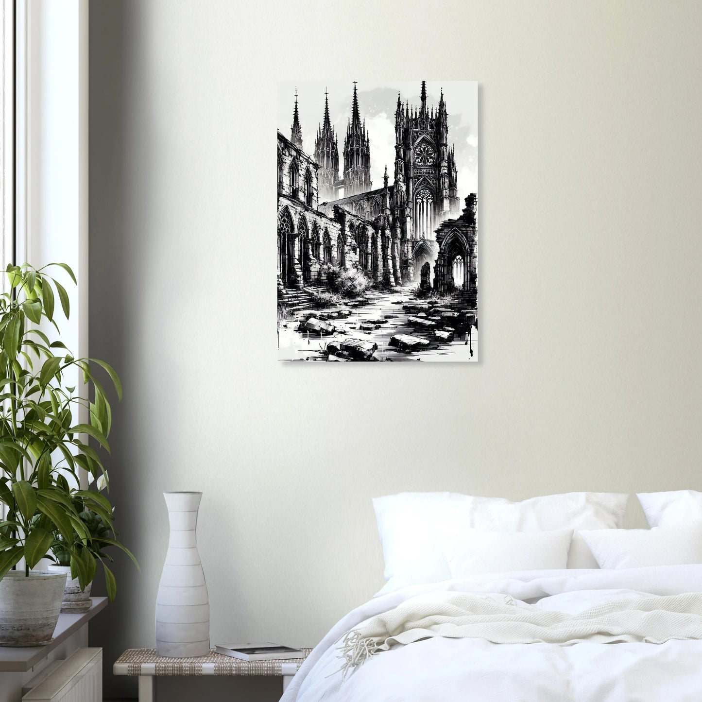 Affiche Vakiart : Cathédrale Fantomatique maquette