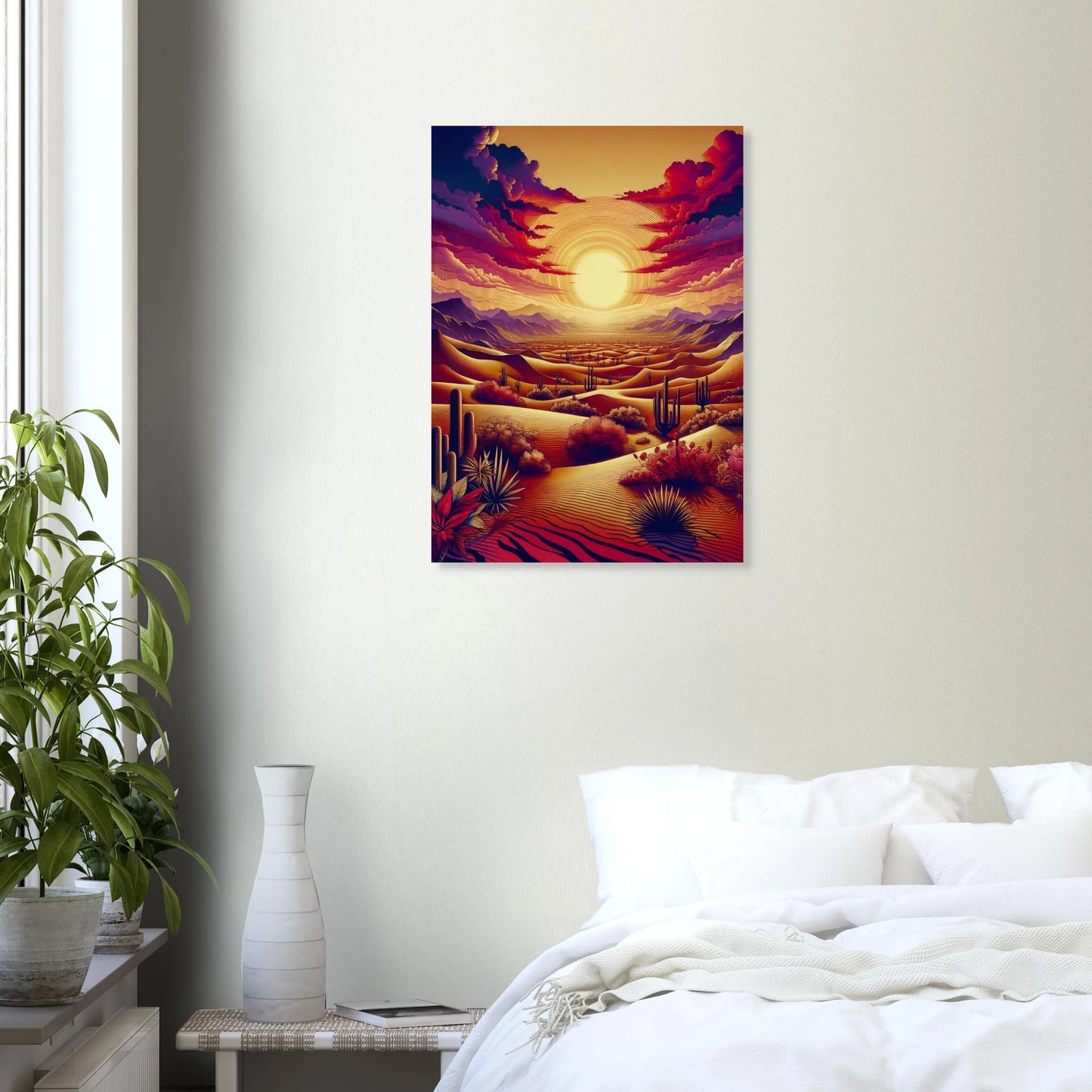 Poster Vakiart : Soleil Écarlate maquette