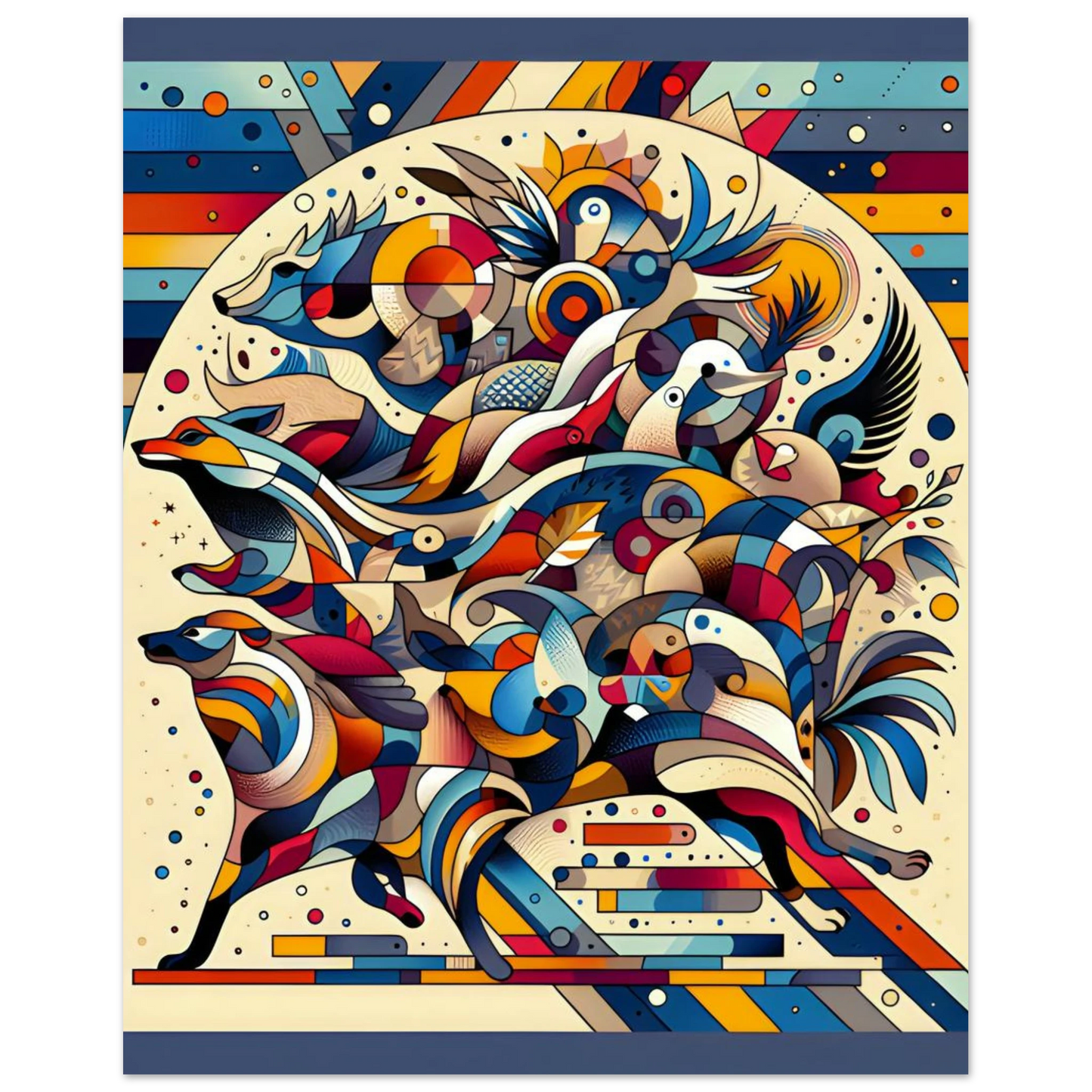Poster Vakiart : Vibrance Sauvage maquette