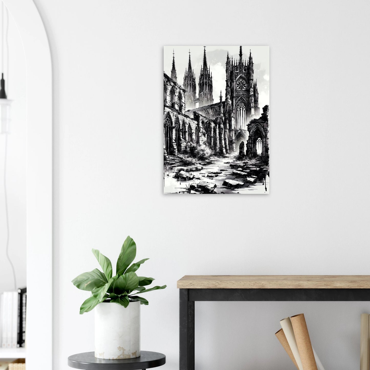 Poster Vakiart : Cathédrale Fantomatique maquette