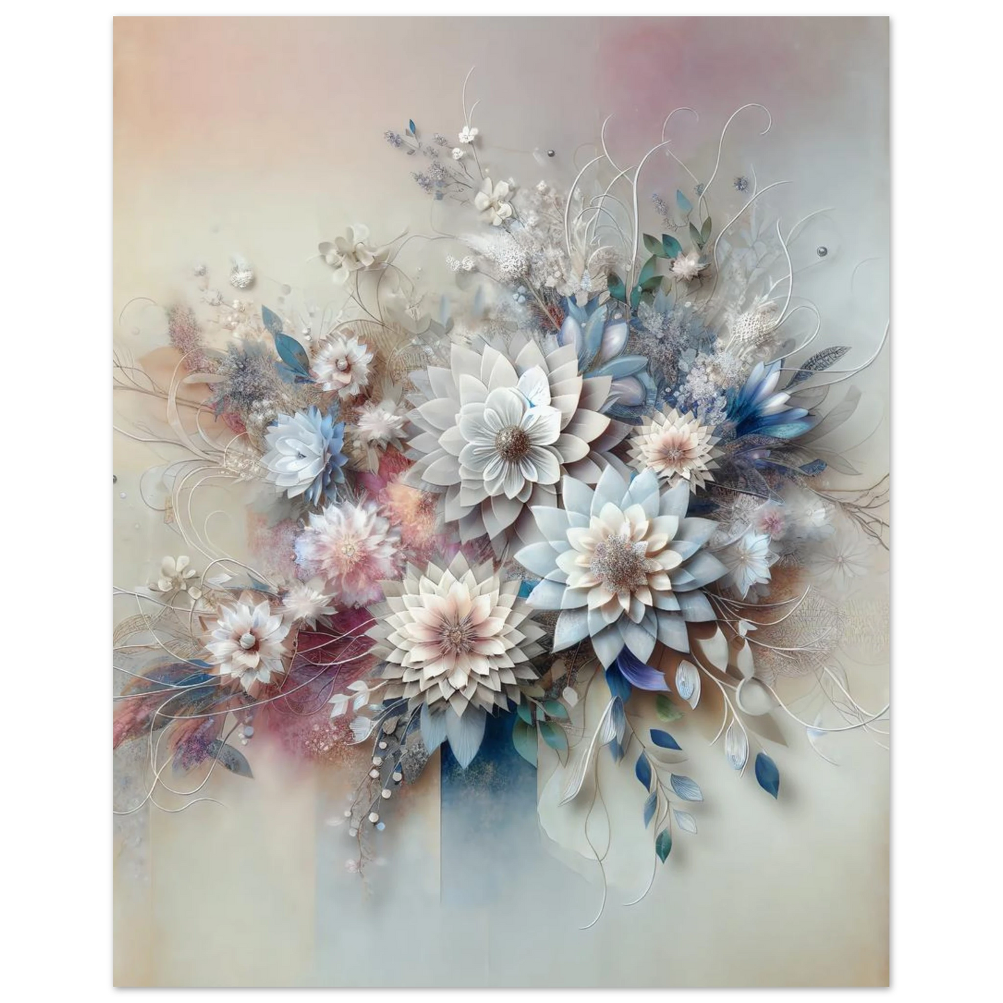 Poster Vakiart : Élégance éthérée maquette