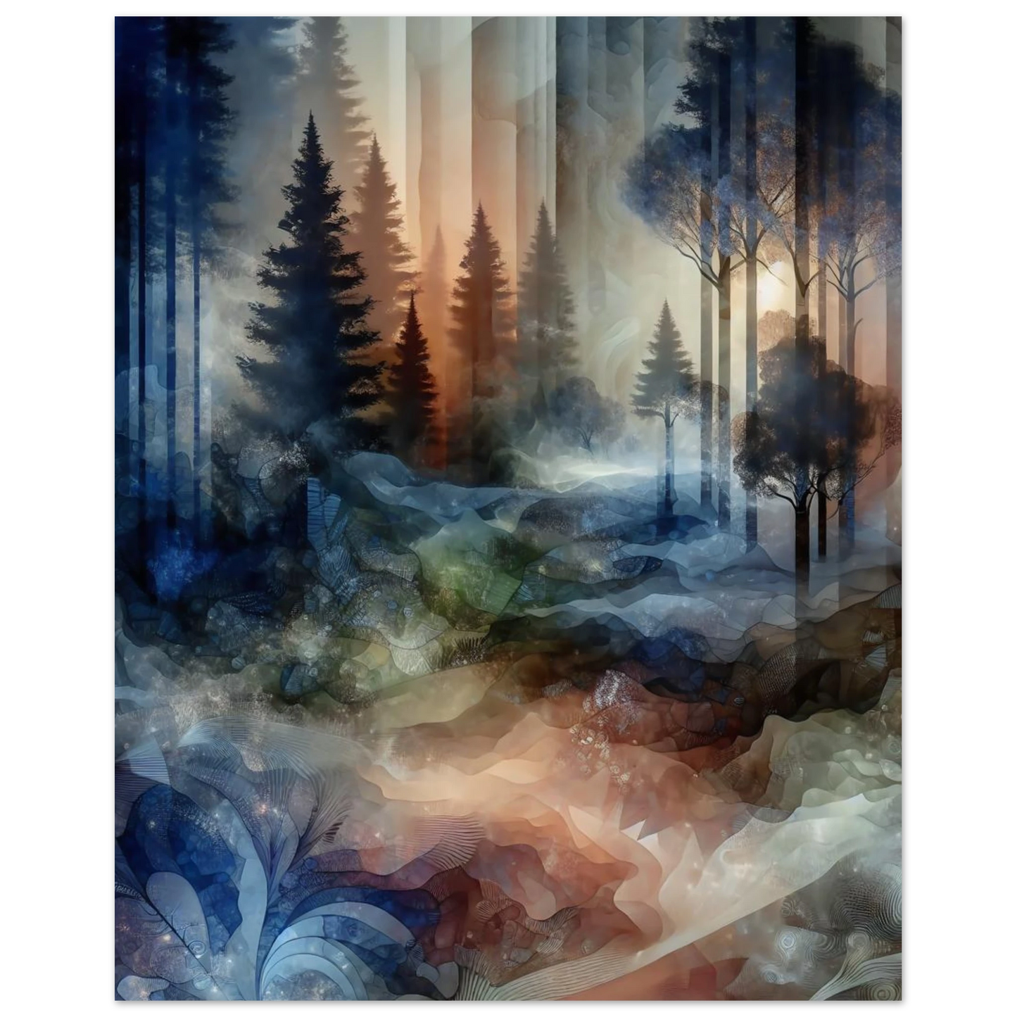 Poster Vakiart : Brume Enchantée maquette