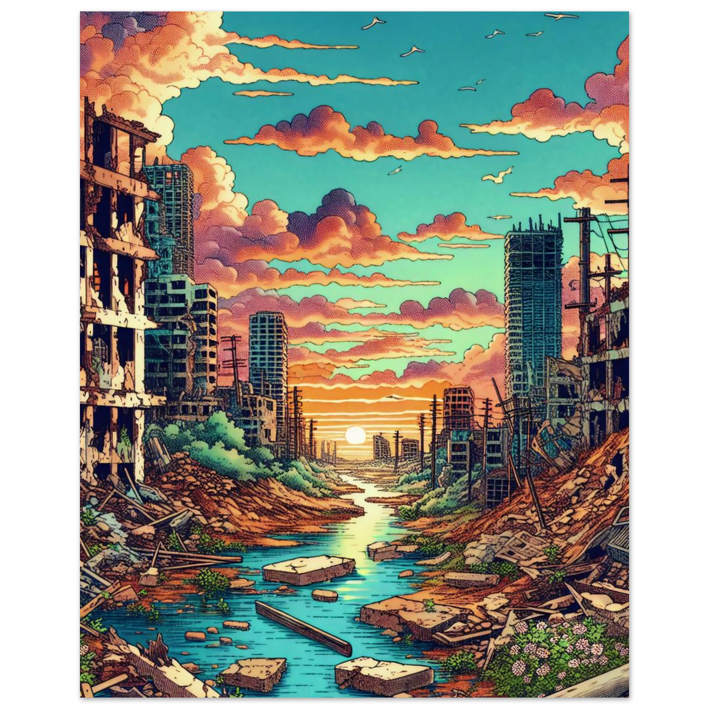 Affiche Vakiart : Après l'Apocalypse maquette