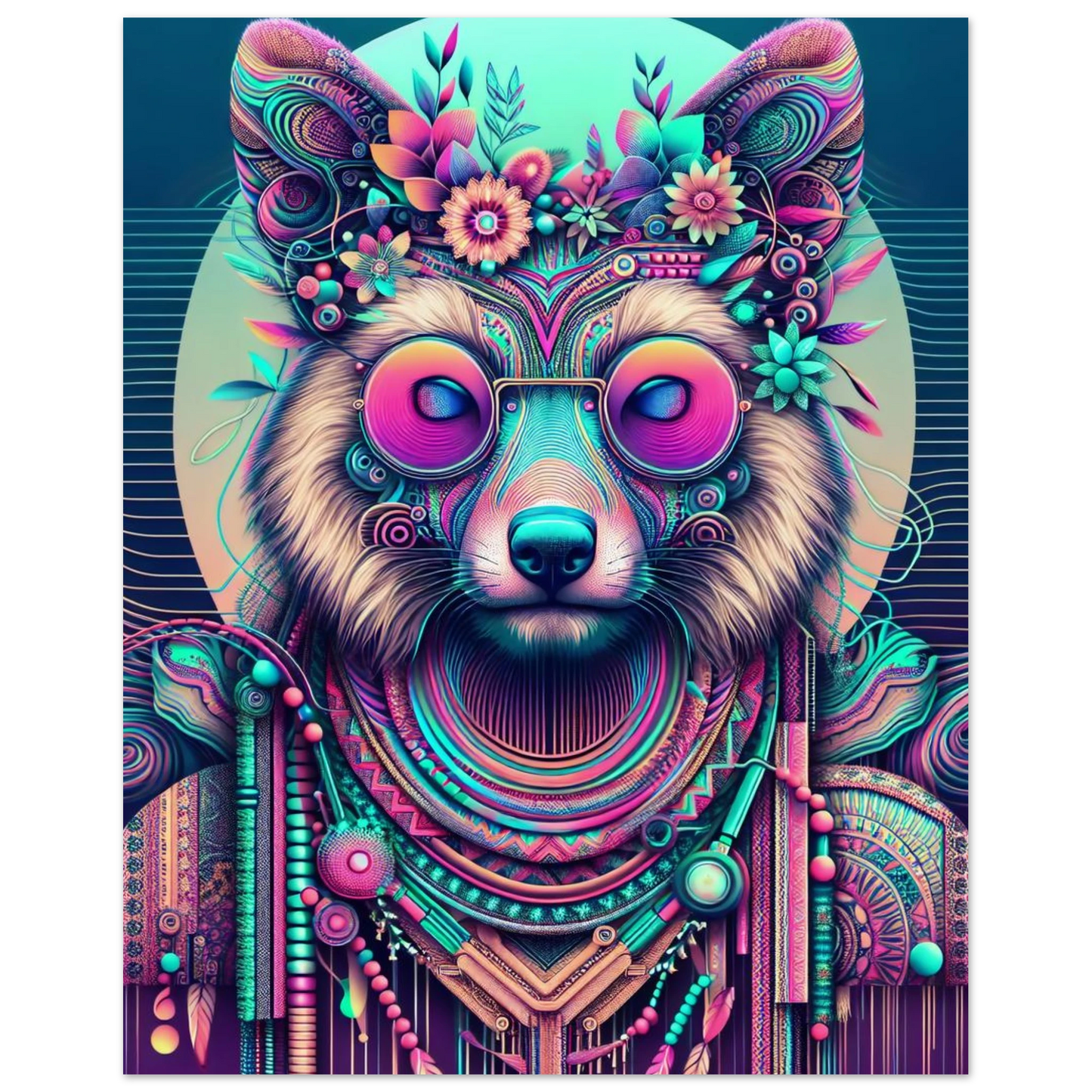 Poster Vakiart : Renard Mystique maquette
