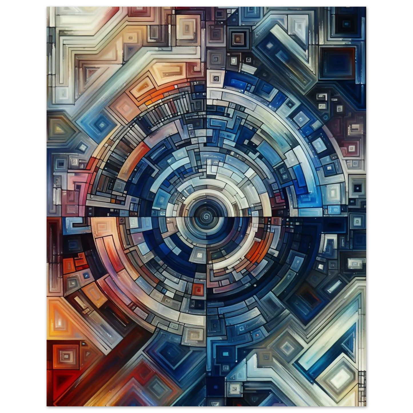 Affiche Vakiart : Cosmogeométrie maquette