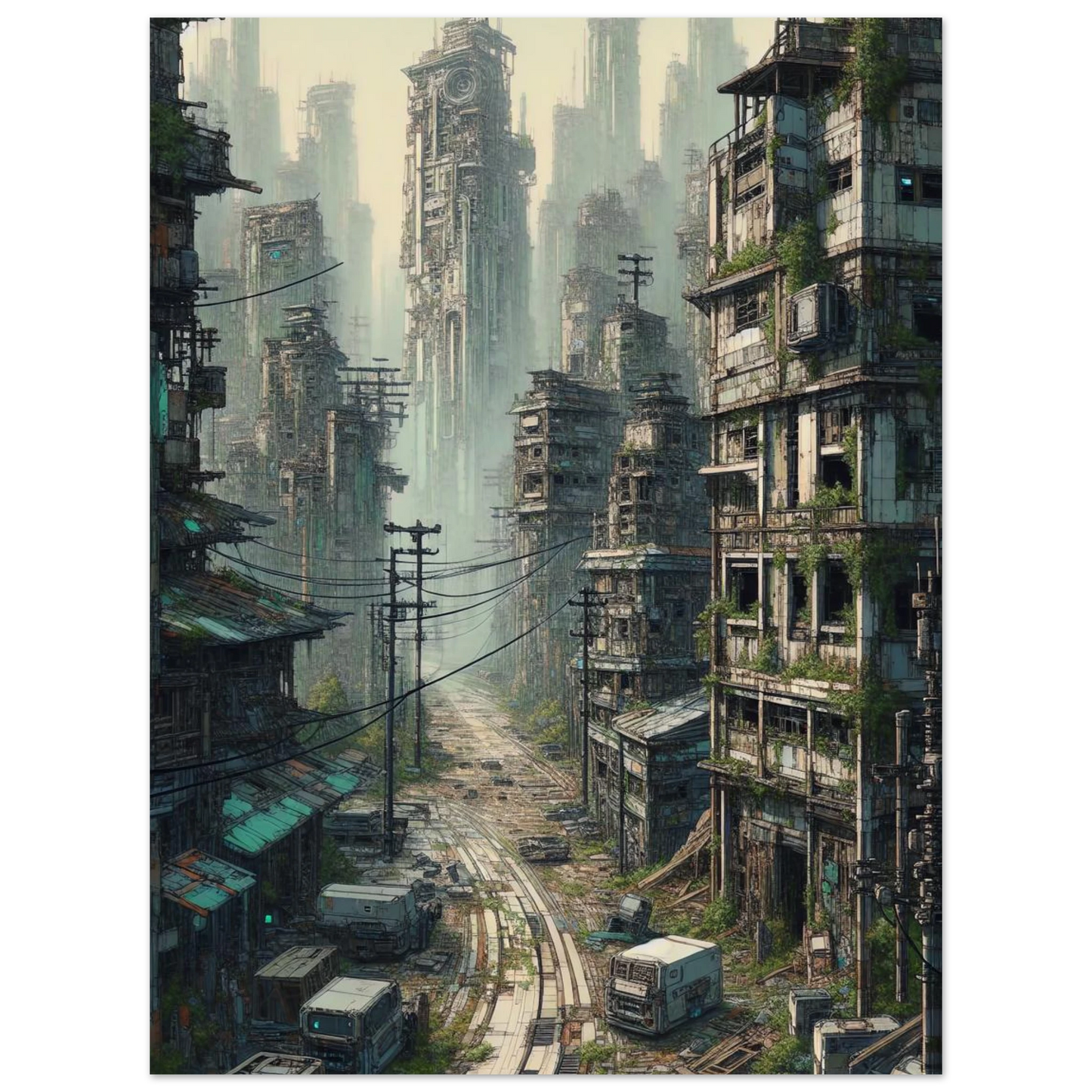 Affiche Vakiart : Verdure Déchue maquette