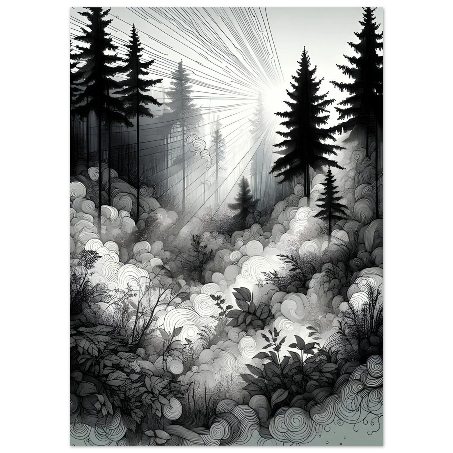Poster Brume désenchantée