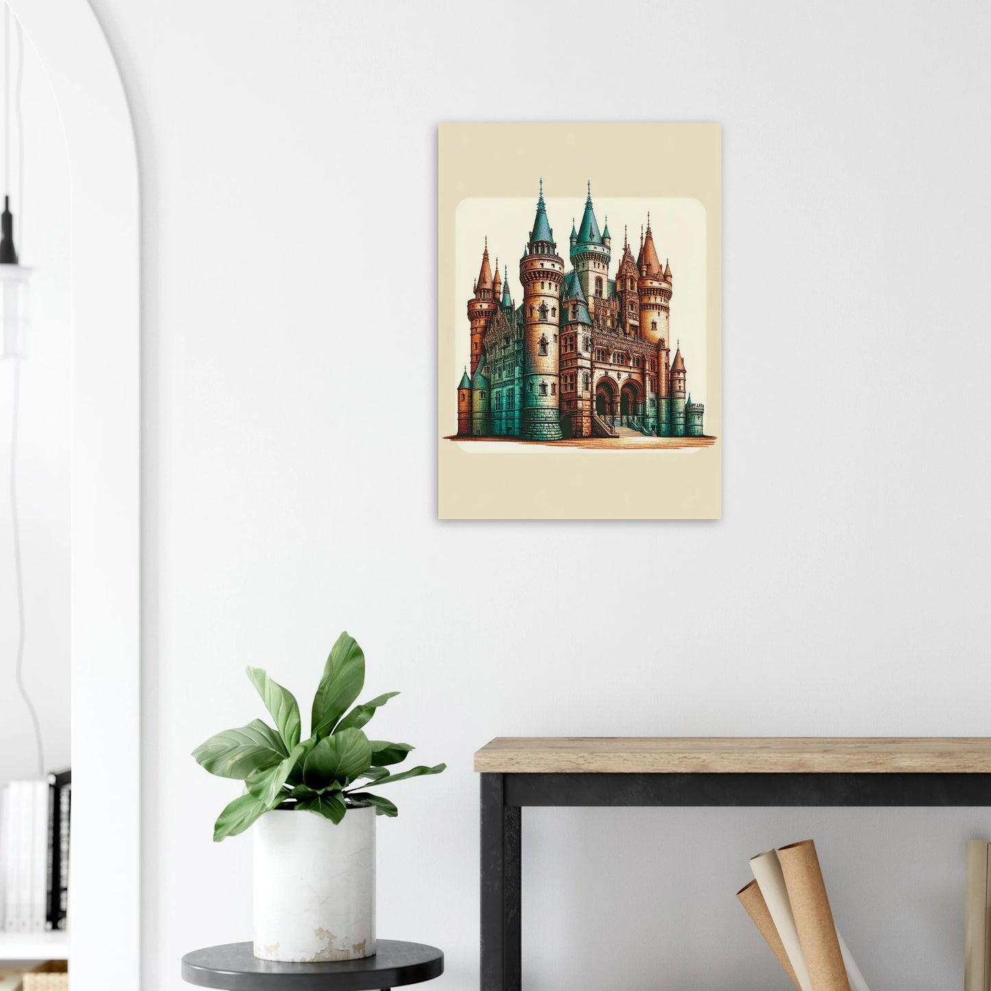 Poster Château Enchanté maquette