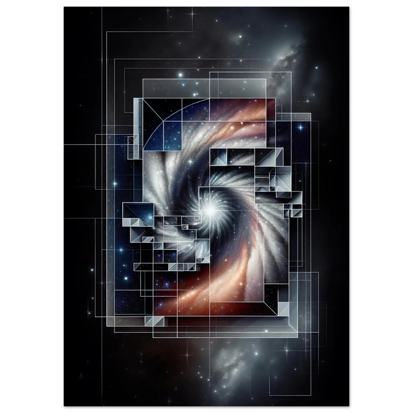 Affiche Galaxie Éternelle maquette