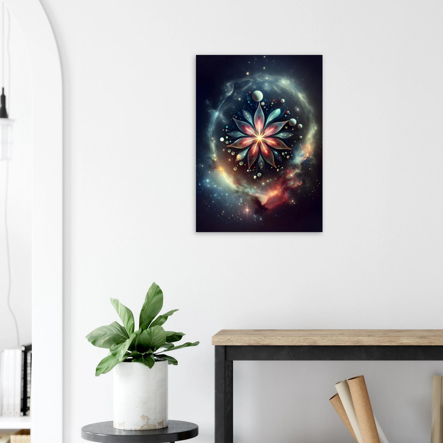 Poster Vakiart : Fleur Cosmotique maquette