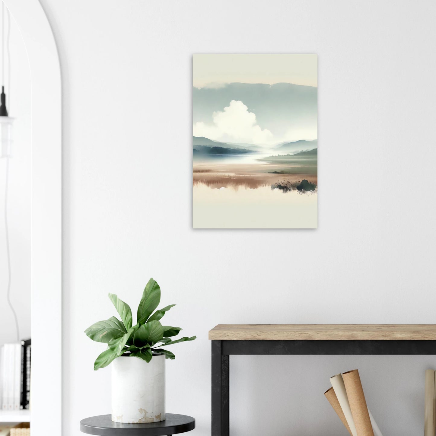 Poster Vakiart : Tranquillité aquarellée maquette