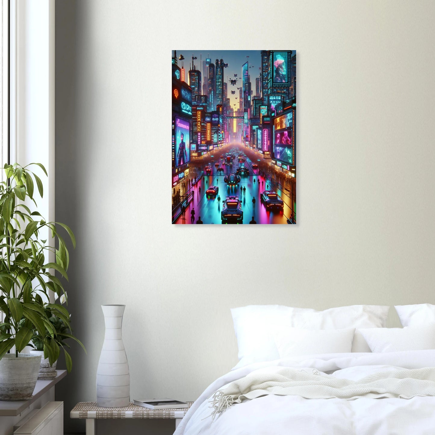 Affiche Vakiart : Néon Urbain maquette