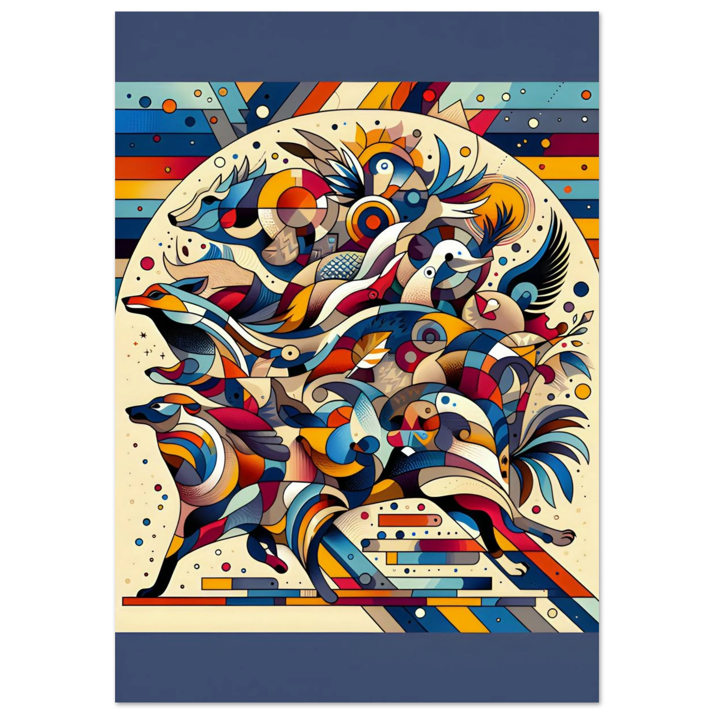 Affiche Vakiart : Vibrance Sauvage maquette