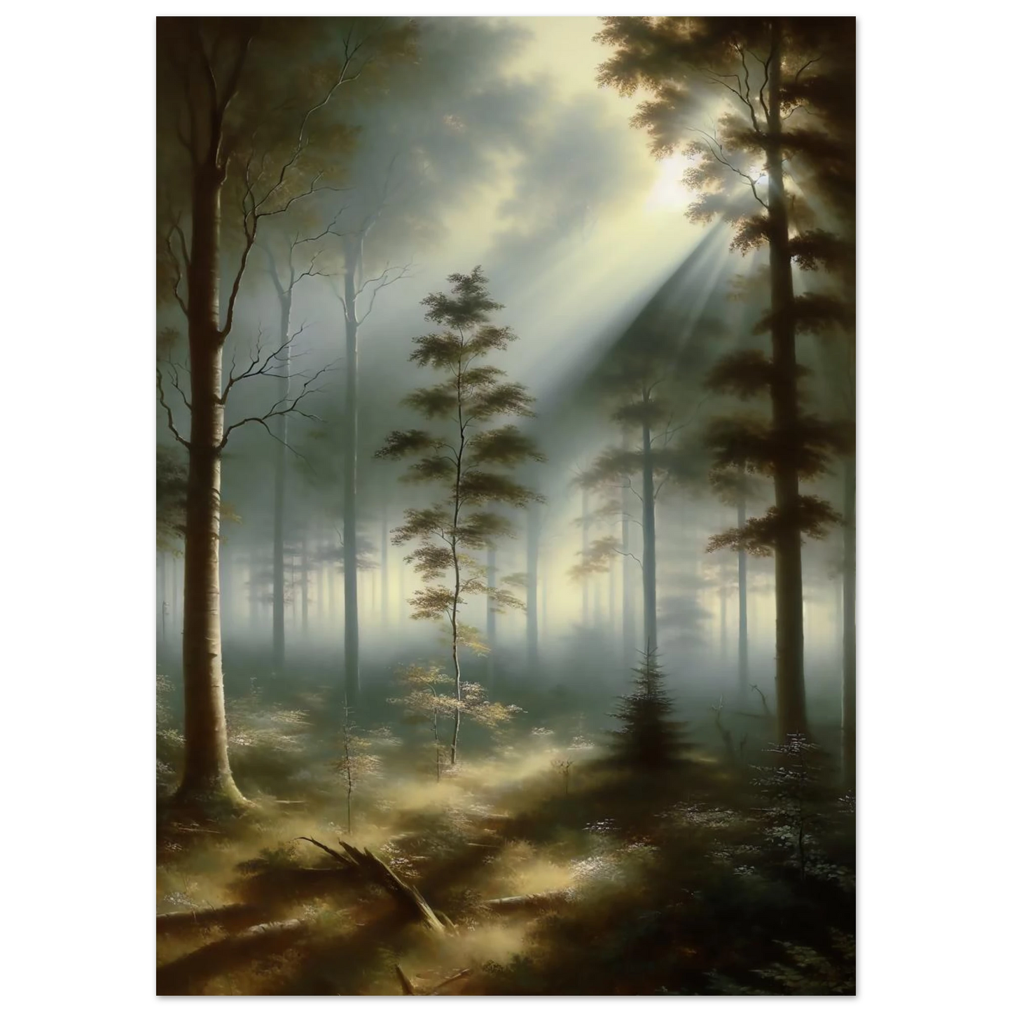 Poster Forêt Mystique maquette